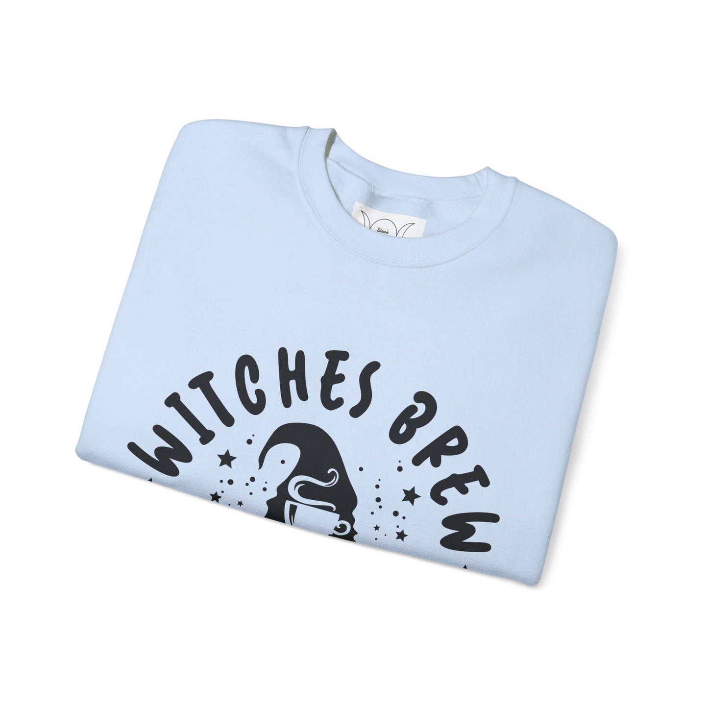 Witch’s brew coffee , ™ Crewneck Sweatshirt ( sleeve design )