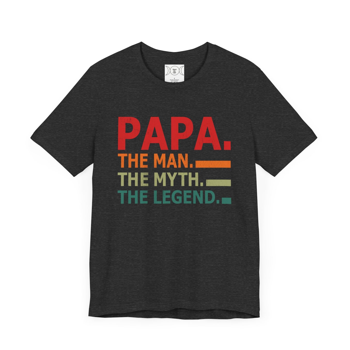 Papa, Unisex Jersey Short Sleeve Tee (no arm design)