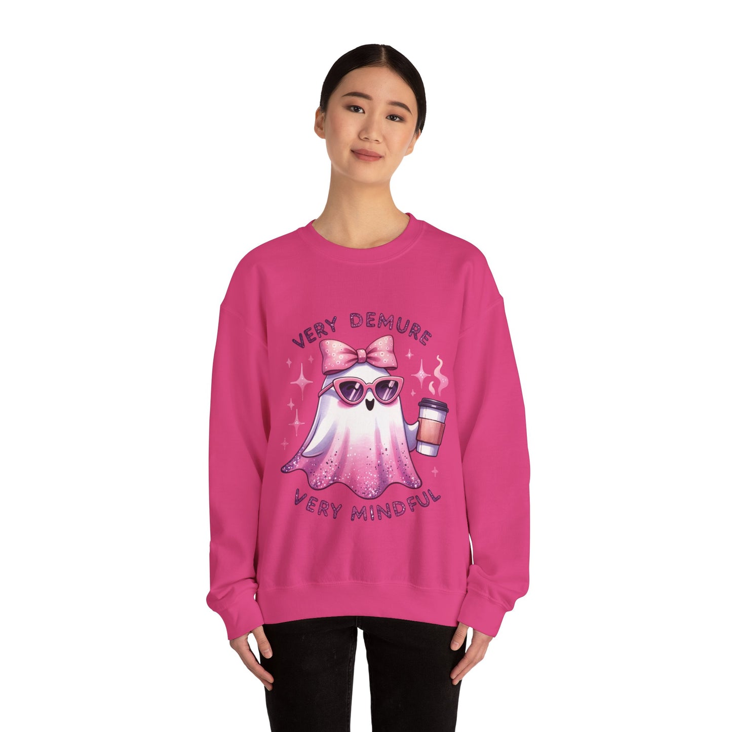 Very demure , ™ Crewneck Sweatshirt ( no sleeve design )