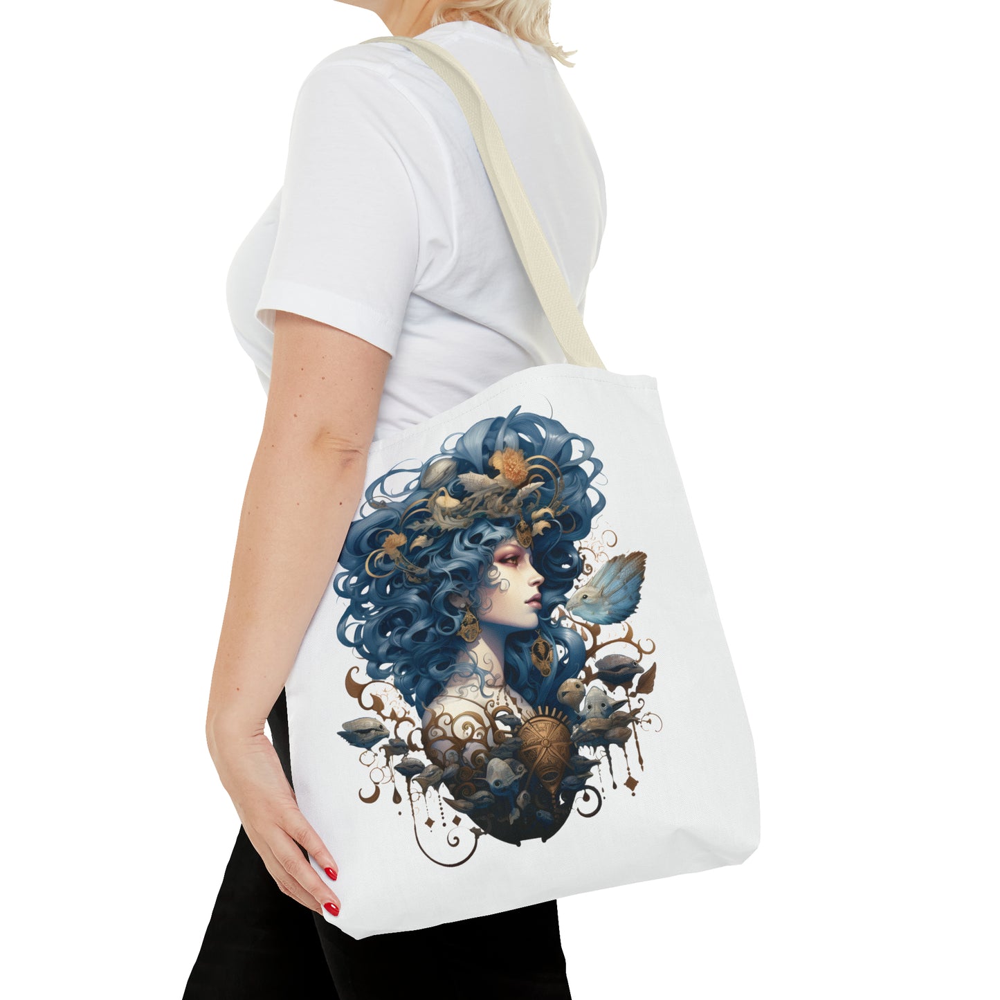 Aquarius, Tote Bag (AOP)