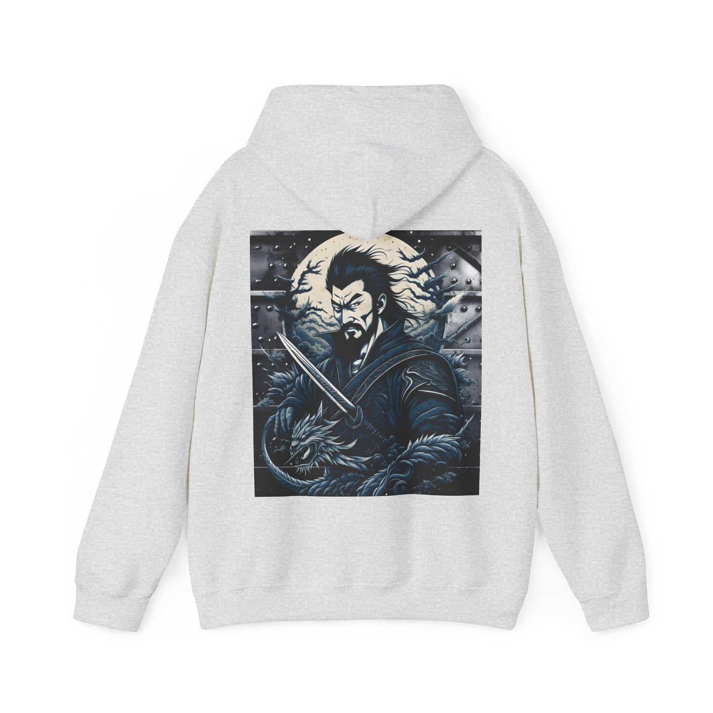 The warrior, Unisex Heavy Blend™ Hooded Sweatshirt ( no side arm design)