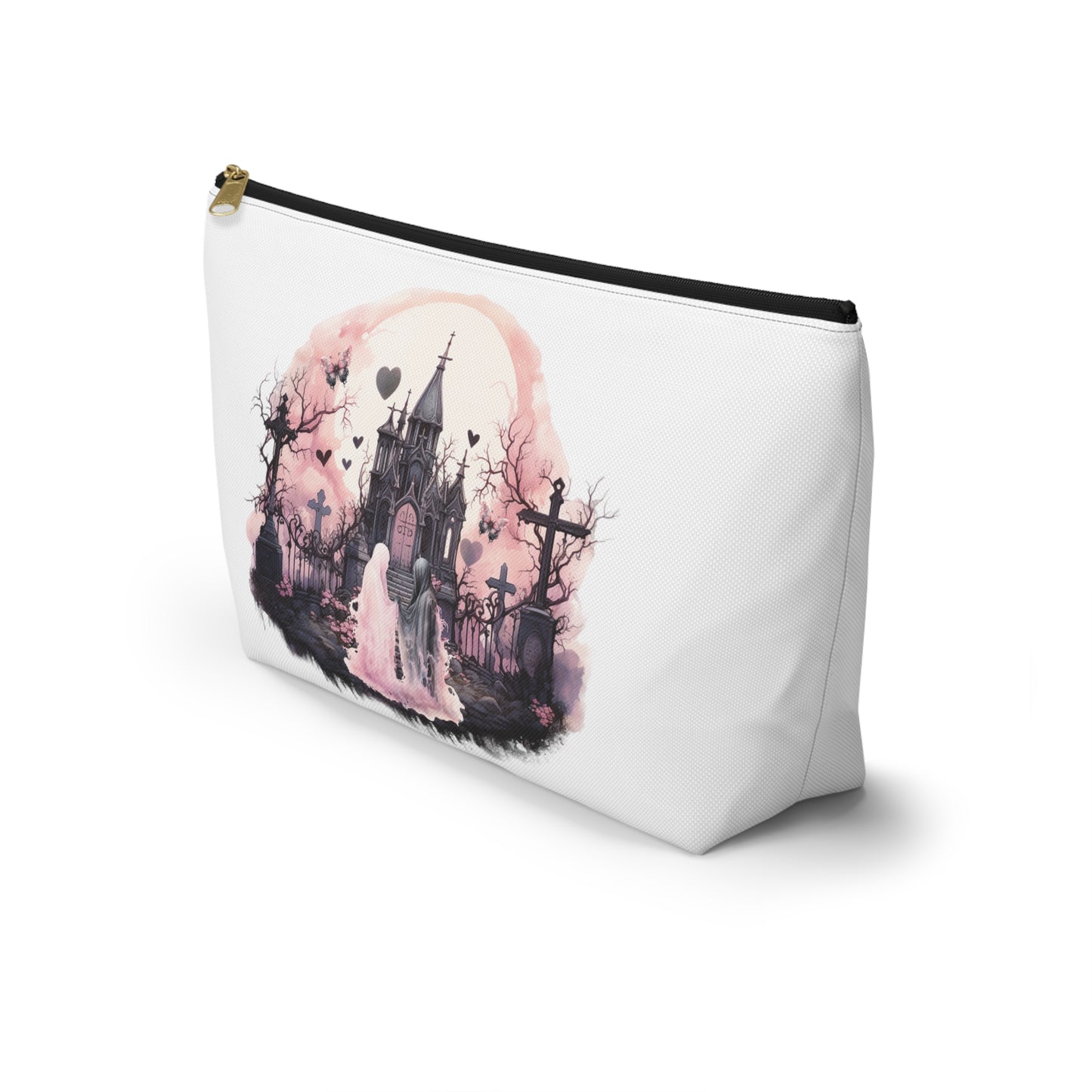 Even in death… we never part , Accessory Pouch w T-bottom