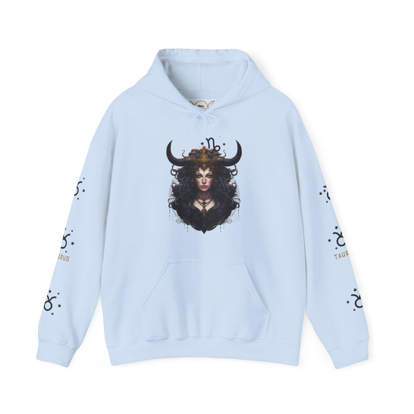 Taurus, Unisex Heavy Blend™ Hooded Sweatshirt (sleeve design )