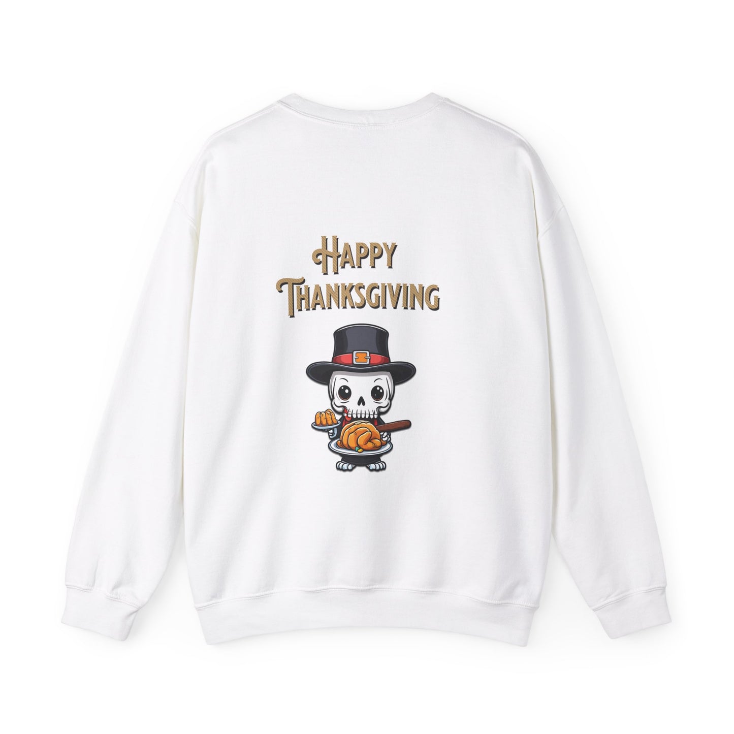 Happy thanksgiving, ™ Crewneck Sweatshirt ( sleeve design )