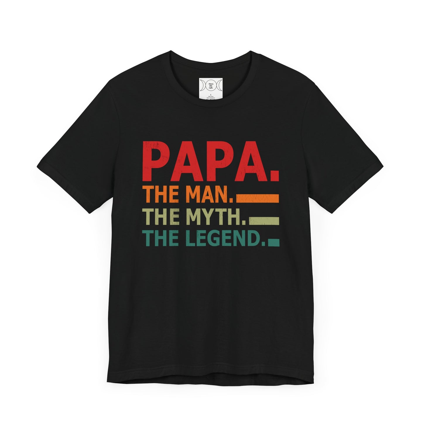 Papa, Unisex Jersey Short Sleeve Tee (no arm design)