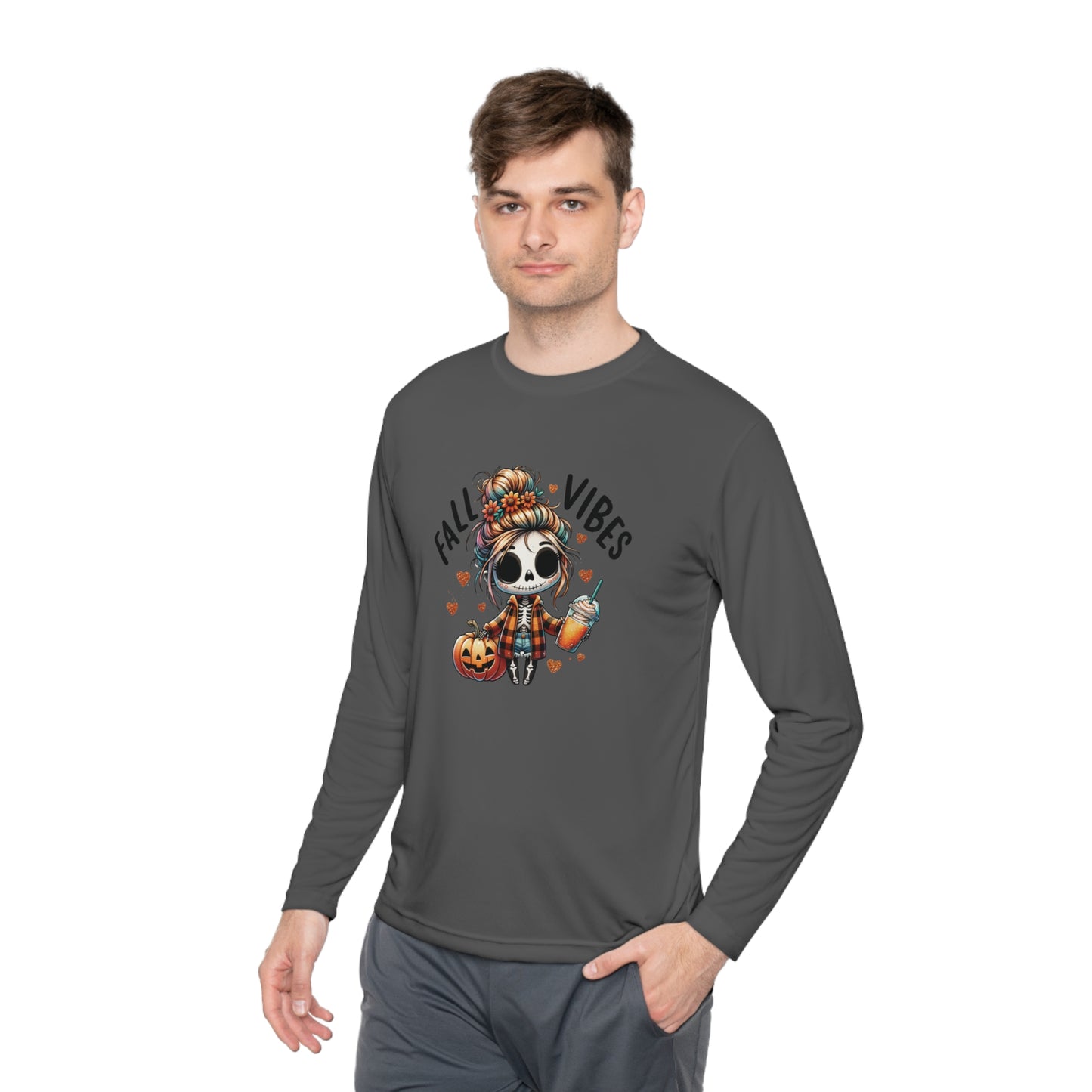 Fall vibes,  Unisex Lightweight Long Sleeve Tee