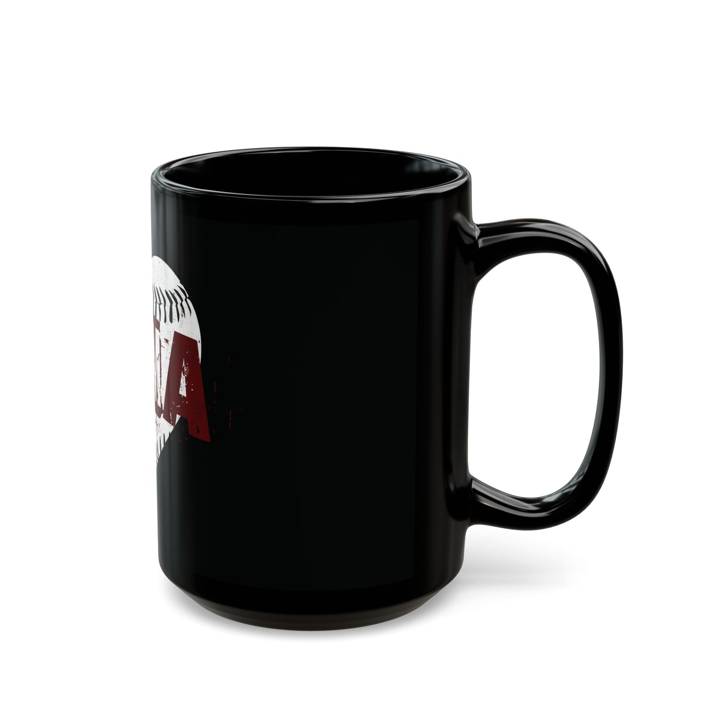 Baseball mama, Black Mug (11oz, 15oz)