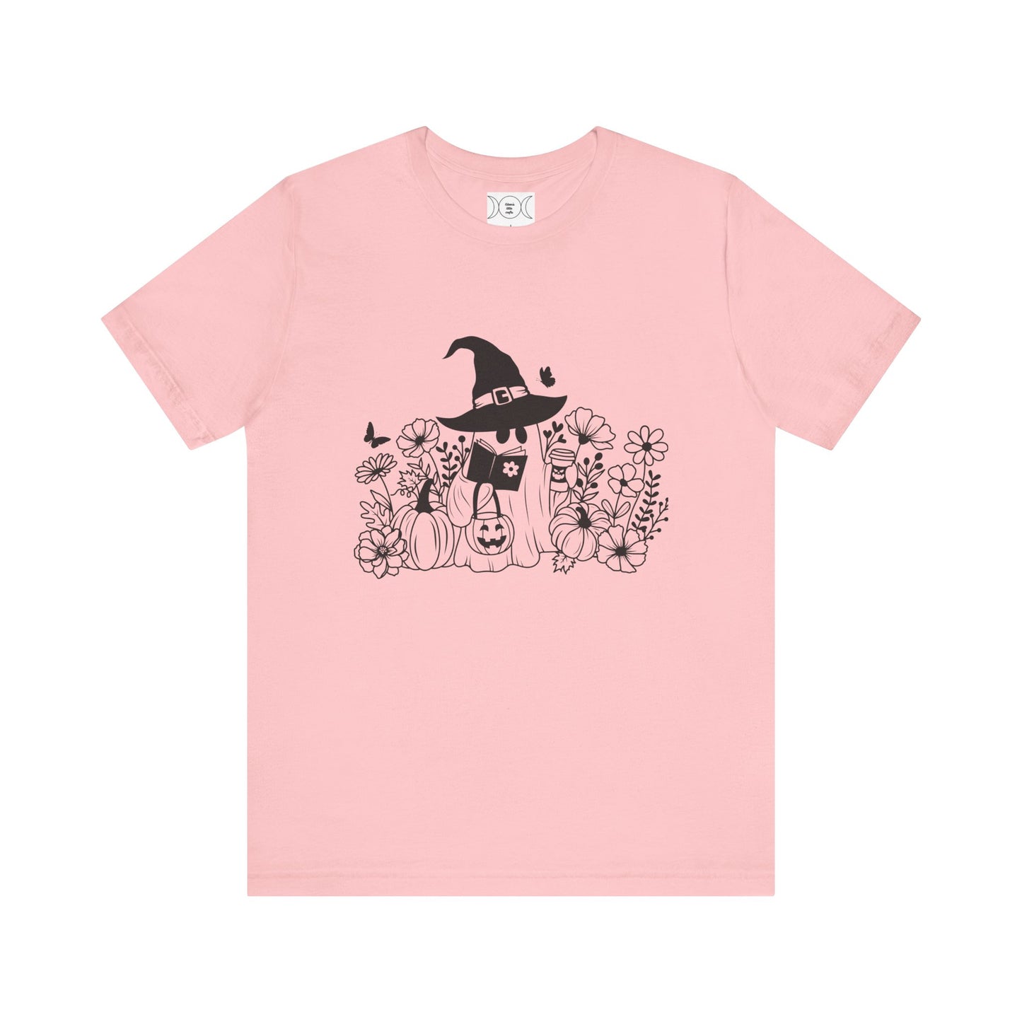 Cozy boo reading, Unisex Jersey Short Sleeve Tee ( No sleeve design)