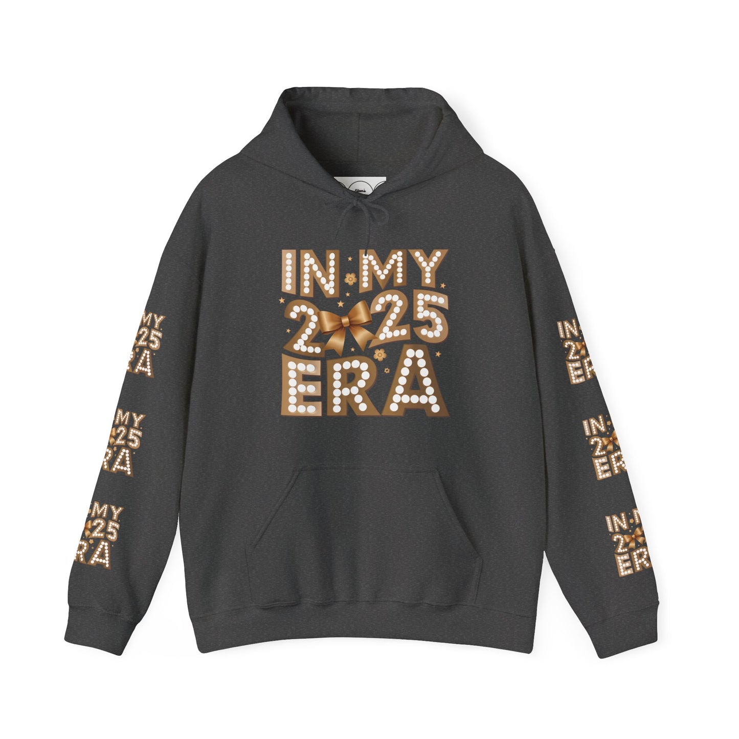 In my 2025 era , Unisex Heavy Blend™ Hooded Sweatshirt (sleeve arm design)