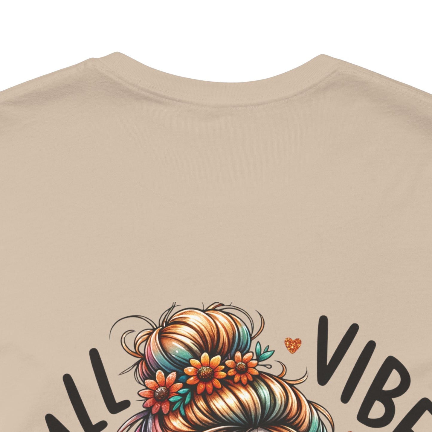 Fall vibes, Unisex Jersey Short Sleeve Tee (no arm design)