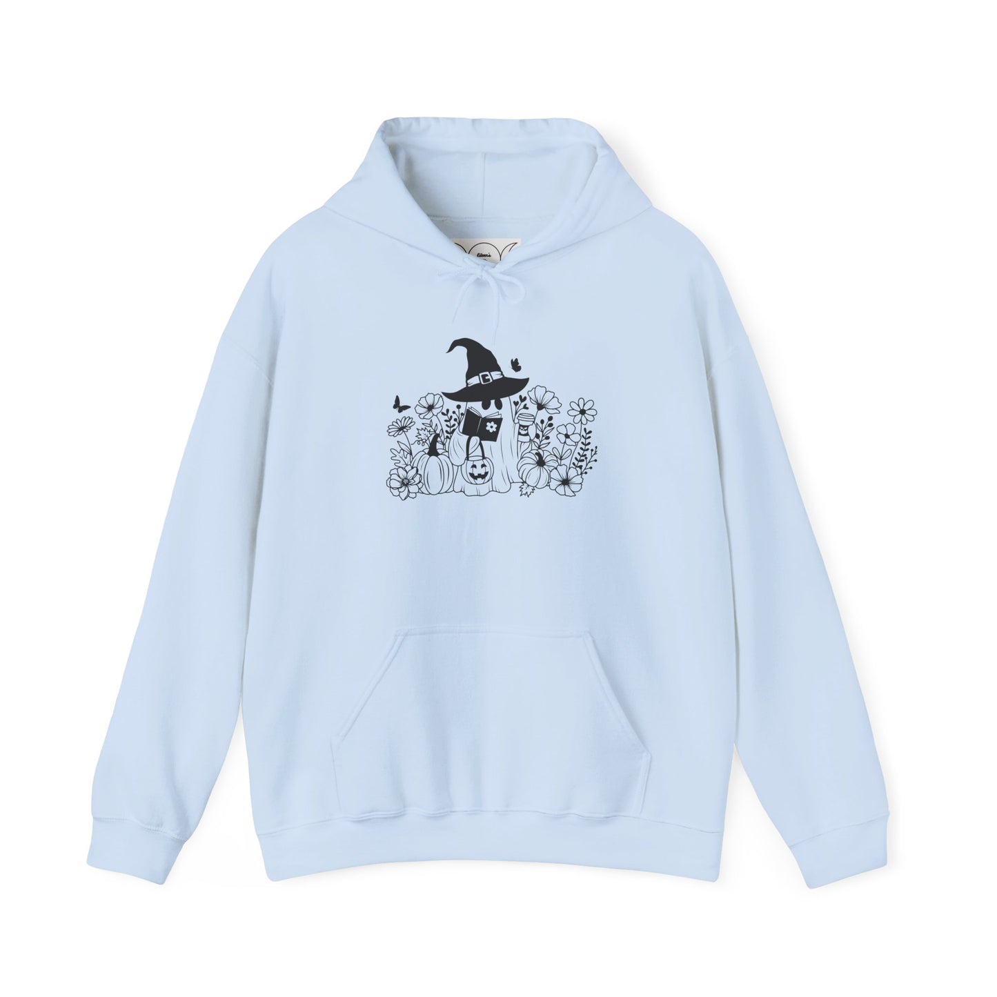 Cozy boo reader ,  Unisex Heavy Blend™ Hooded Sweatshirt (no side arm design)