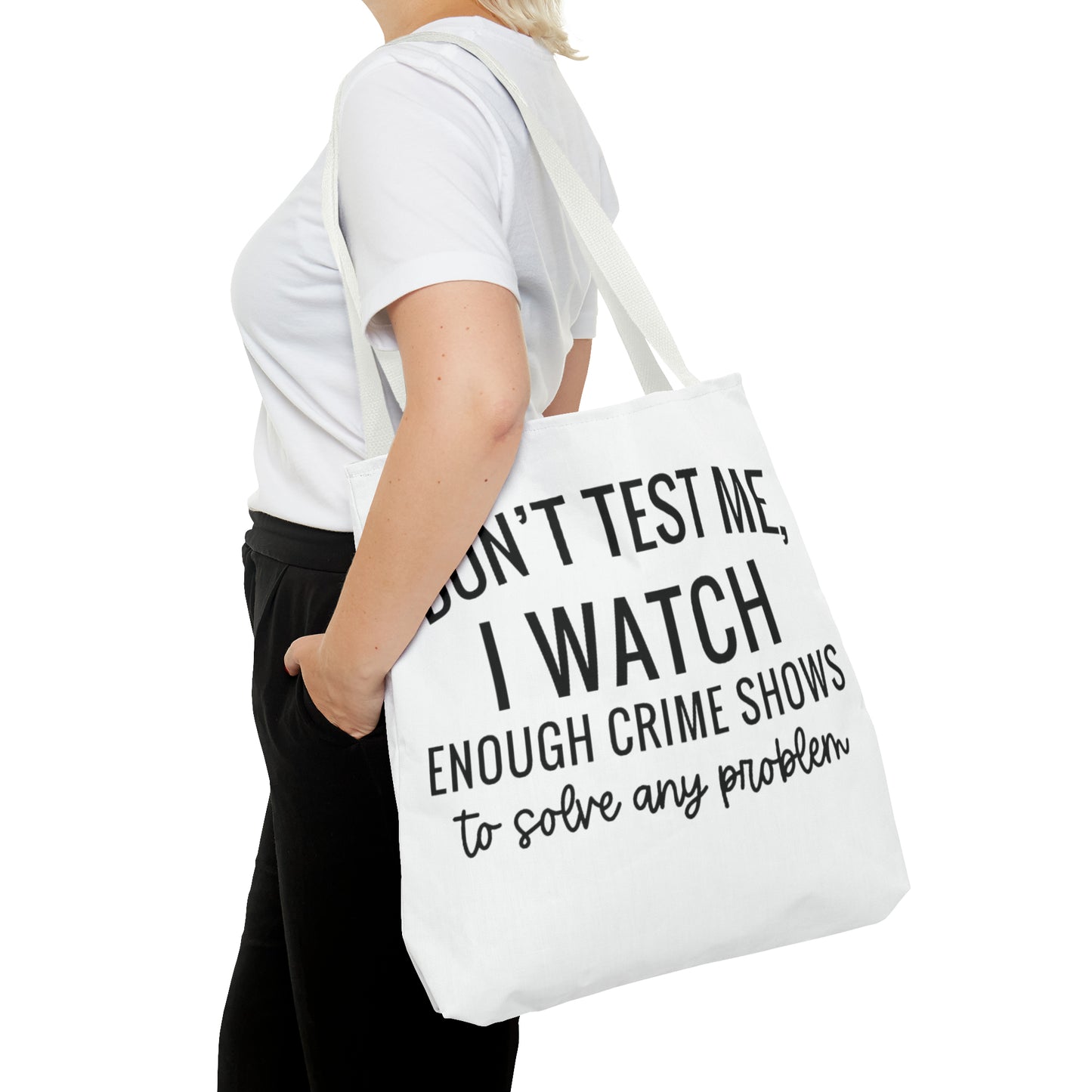 True crime watchers, Tote Bag (AOP)