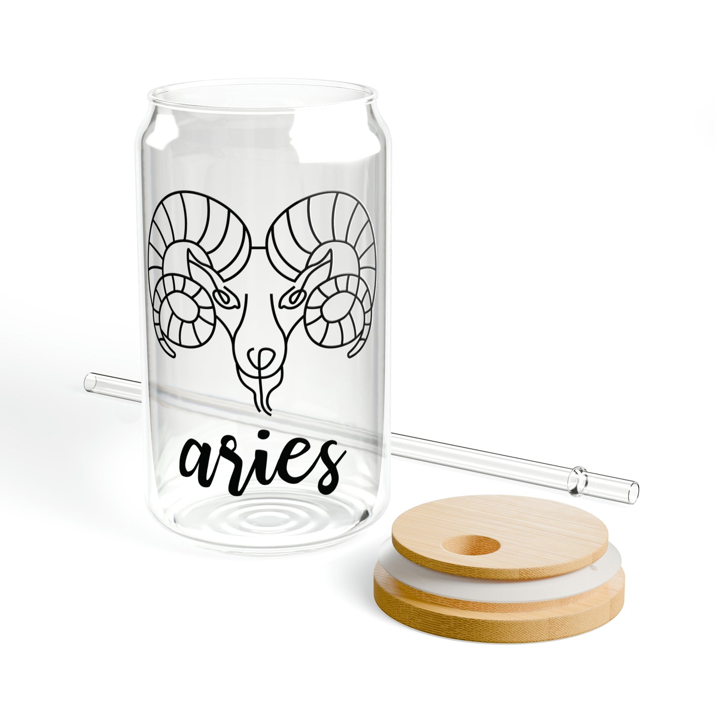 Aries, Sipper Glass, 16oz