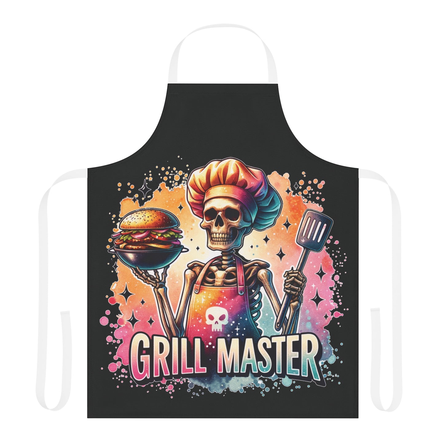 Grill master, Apron, 5-Color Straps (AOP)