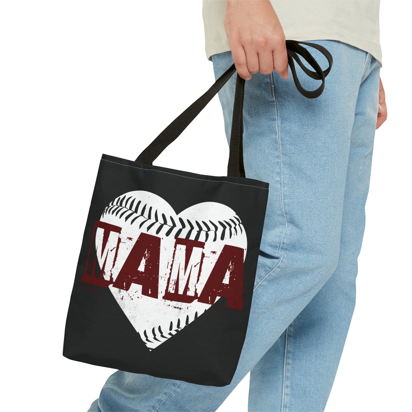 Baseball mama, Tote Bag (AOP)