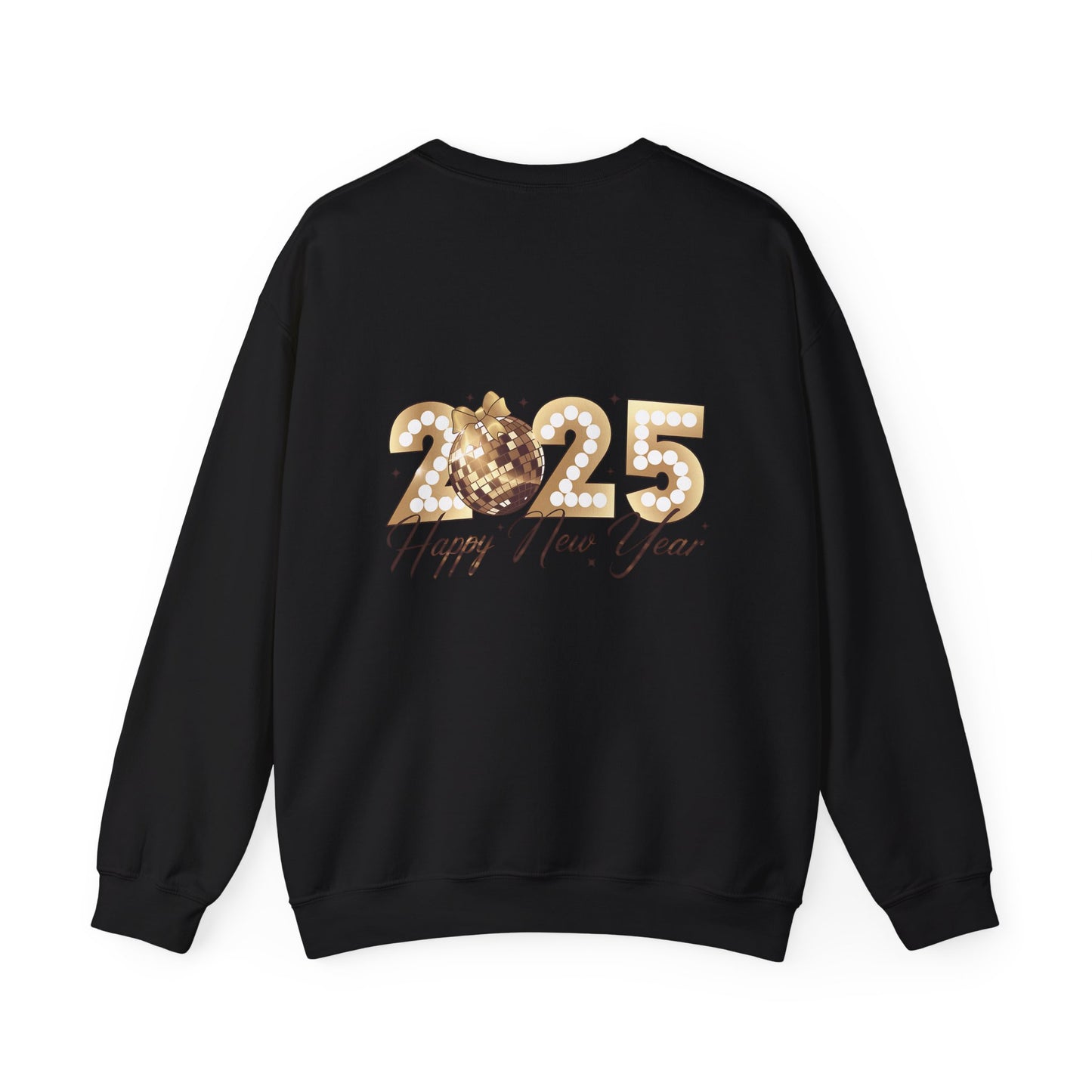 Happy year, Unisex Heavy Blend™ Crewneck Sweatshirt ( no sleeve design)