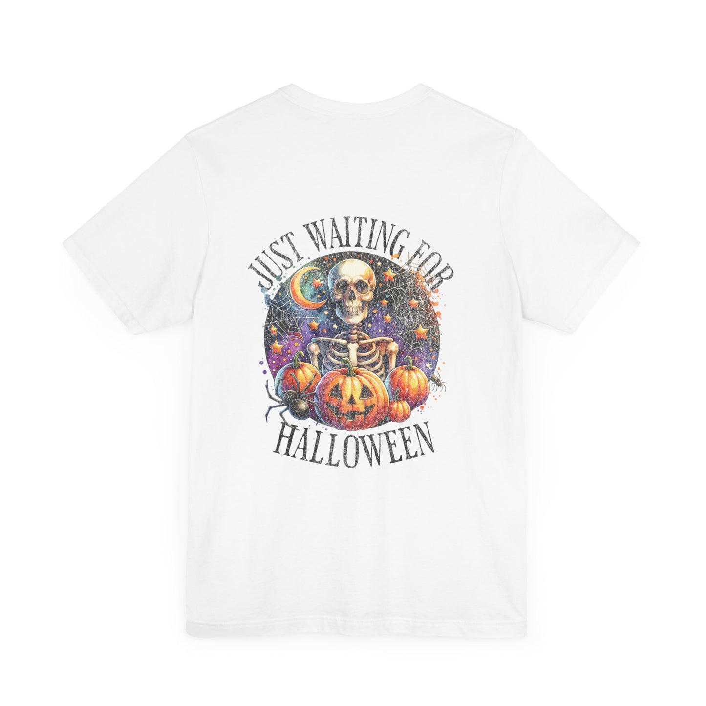 Just waiting for Halloween, Unisex Jersey Short Sleeve Tee (no sleeve design)