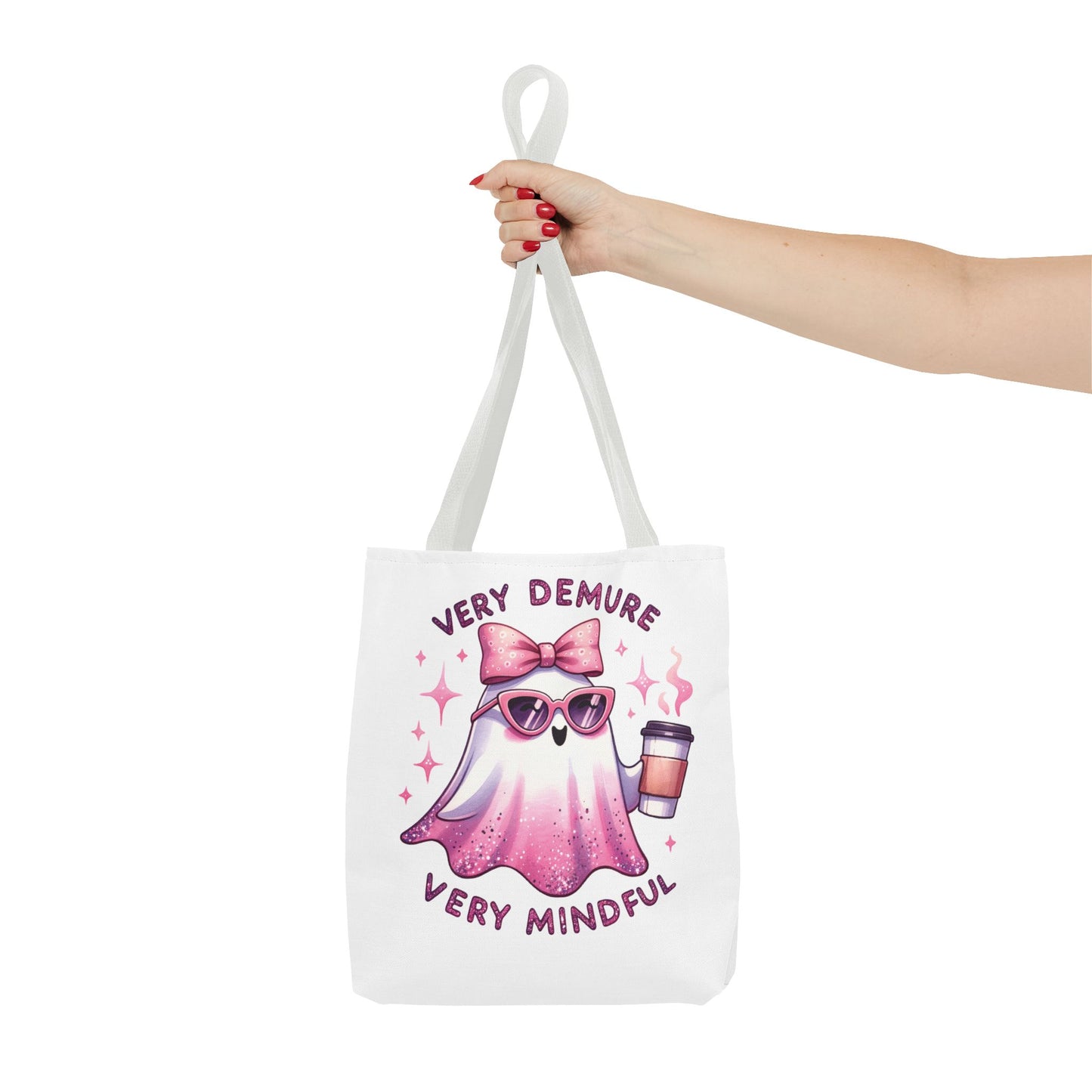 Very demure, Tote Bag (AOP)