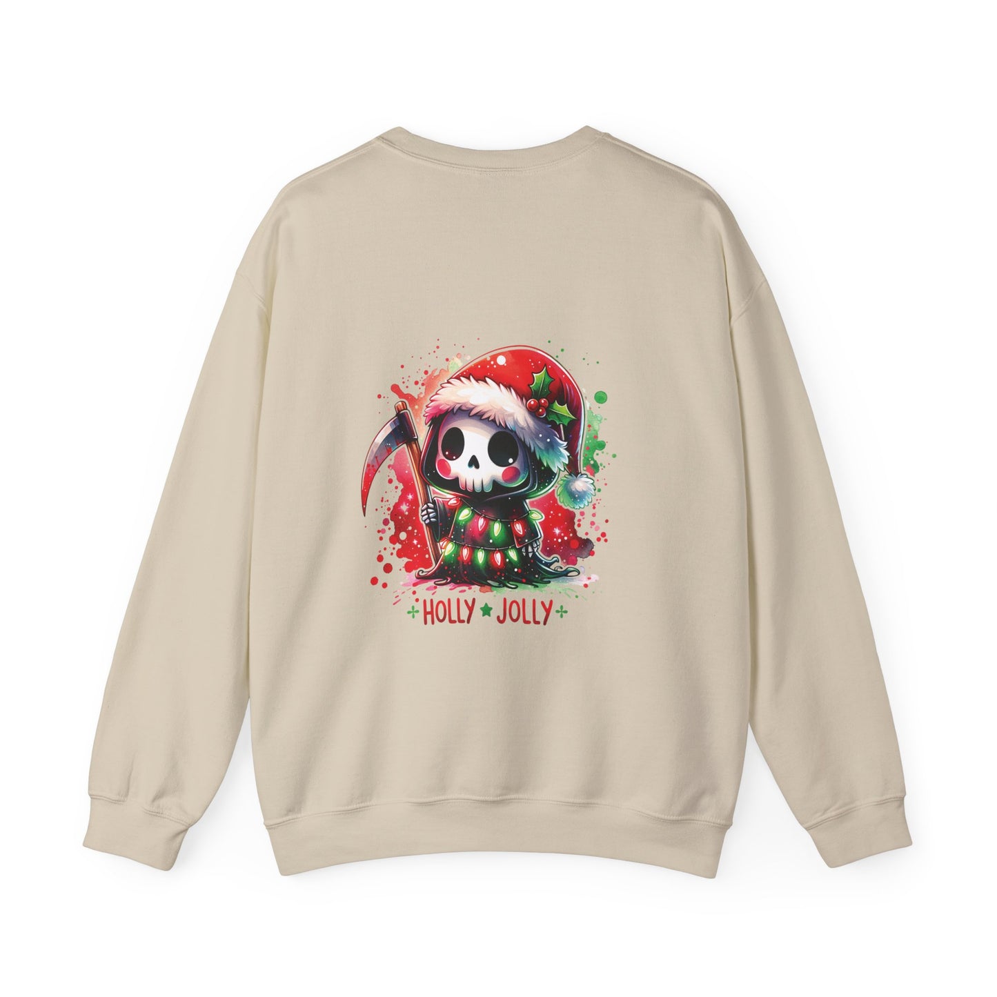 Holly jolly, ™ Crewneck Sweatshirt ( no sleeve design )