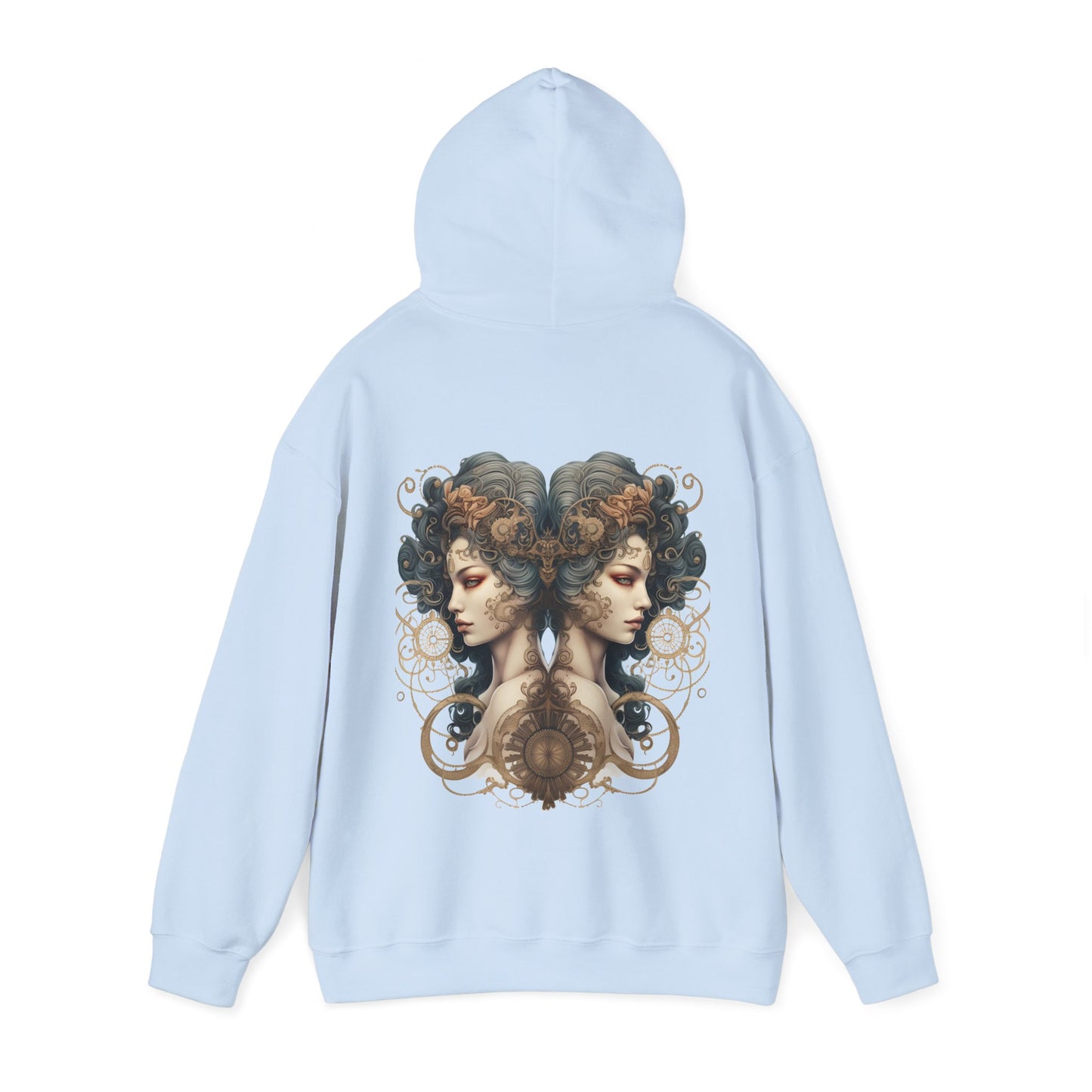 Gemini ,  Unisex Heavy Blend™ Hooded Sweatshirt (no side arm design)