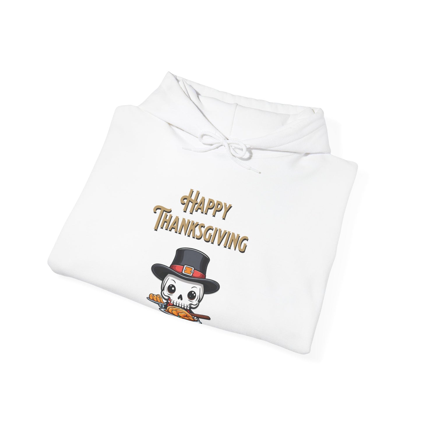 Happy thanksgiving ,  Unisex Heavy Blend™ Hooded Sweatshirt (no side arm design)