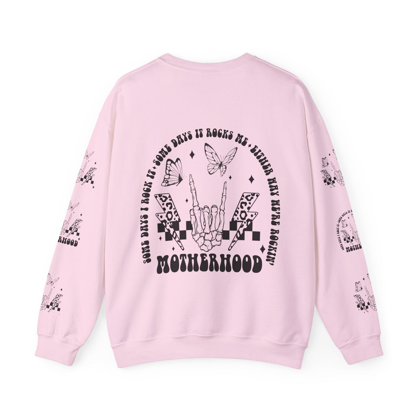 Motherhood , ™ Crewneck Sweatshirt ( side arm design)