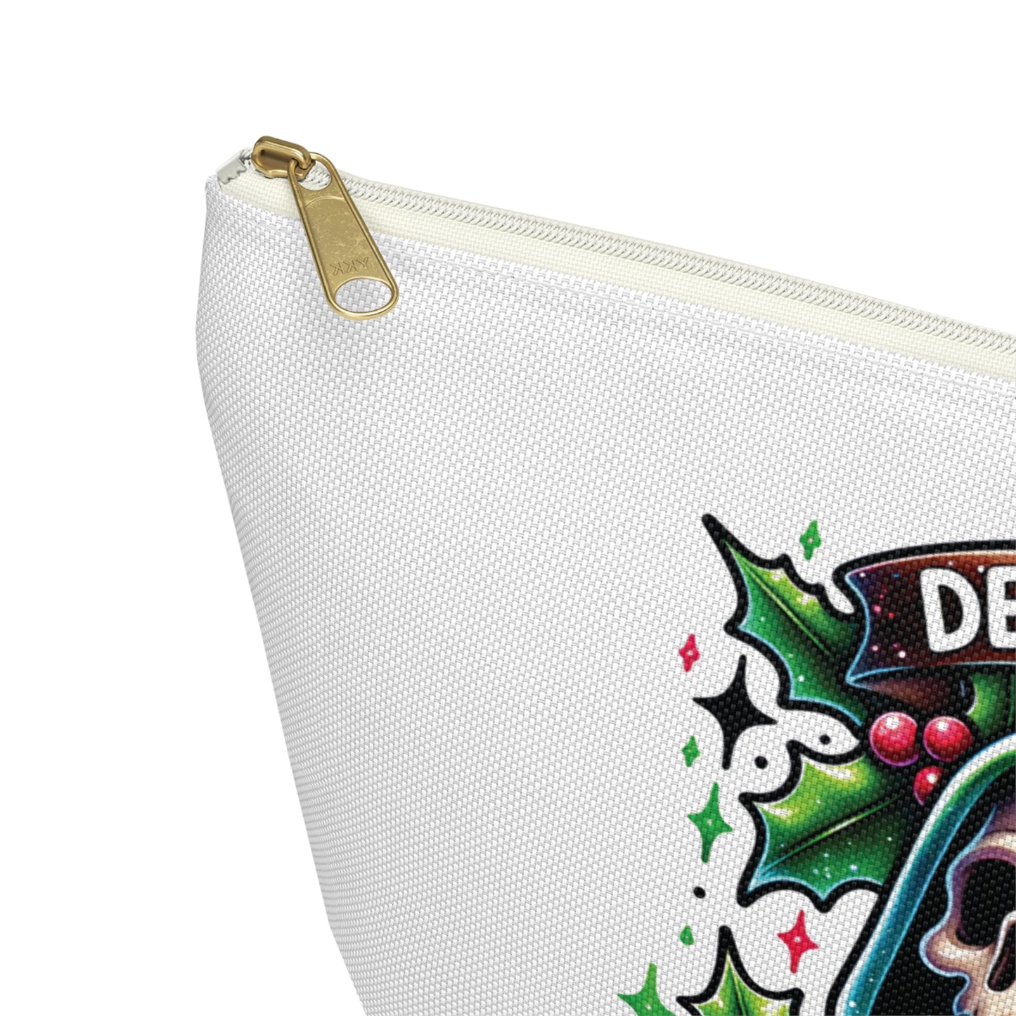 Dead inside but it’s Christmas,  Accessory Pouch w T-bottoms