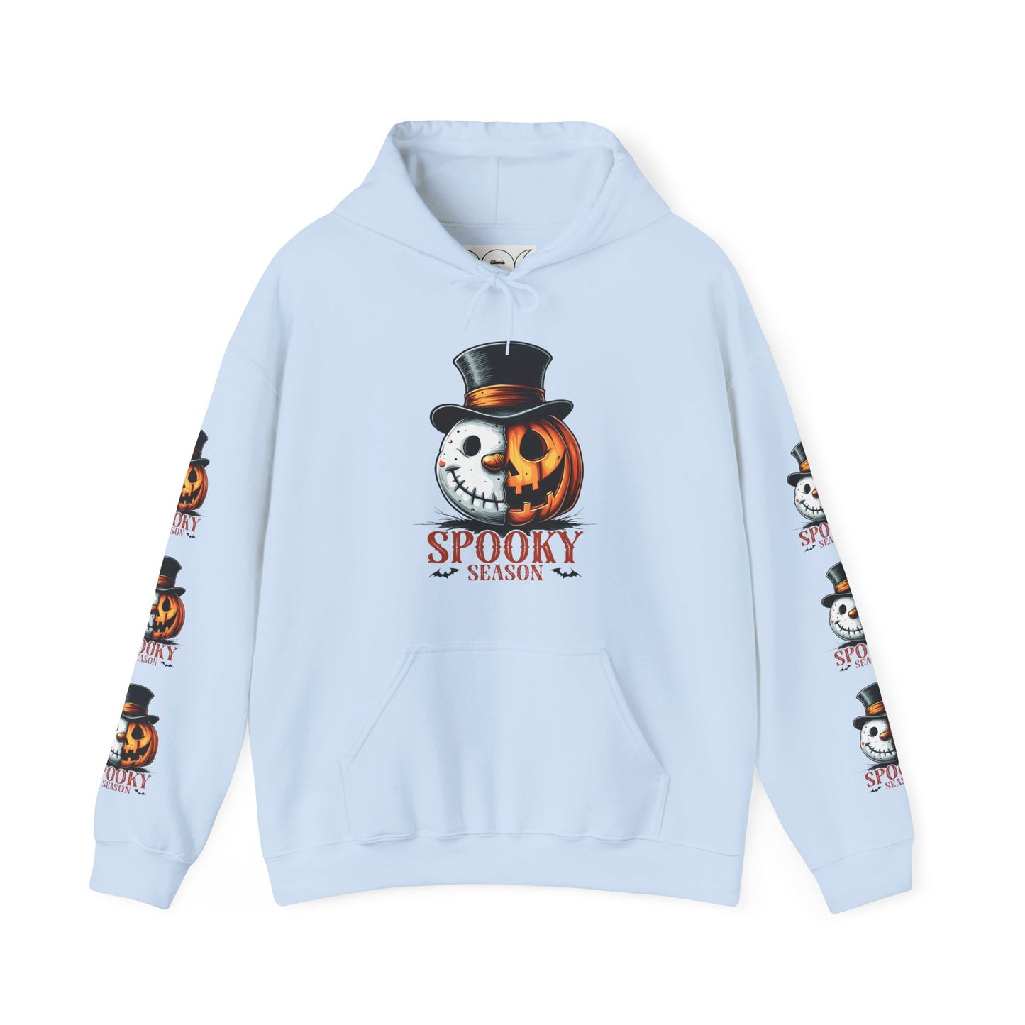 Spooky season,  Unisex Heavy Blend™ Hooded Sweatshirt (sleeve design)