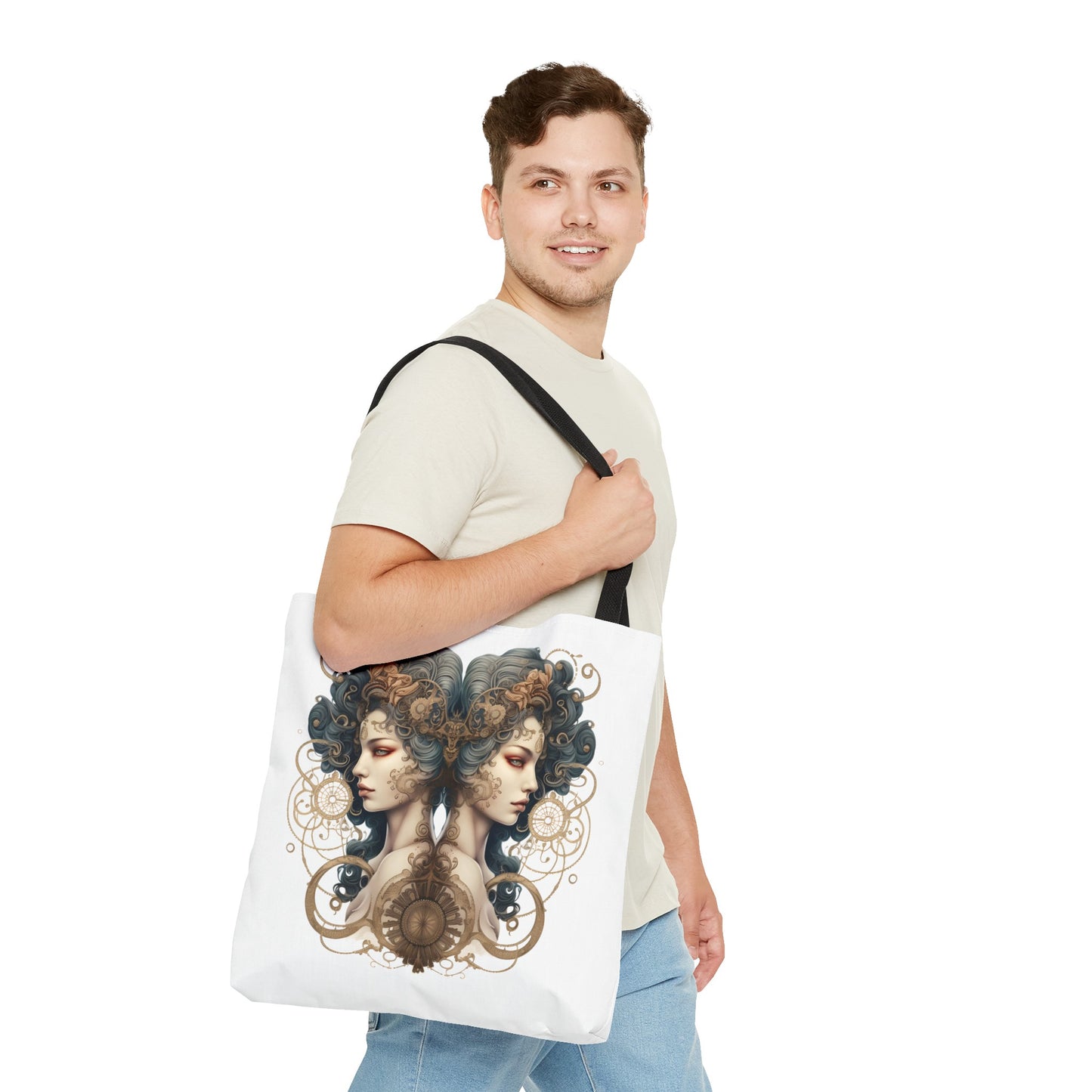 Gemini , Tote Bag (AOP)