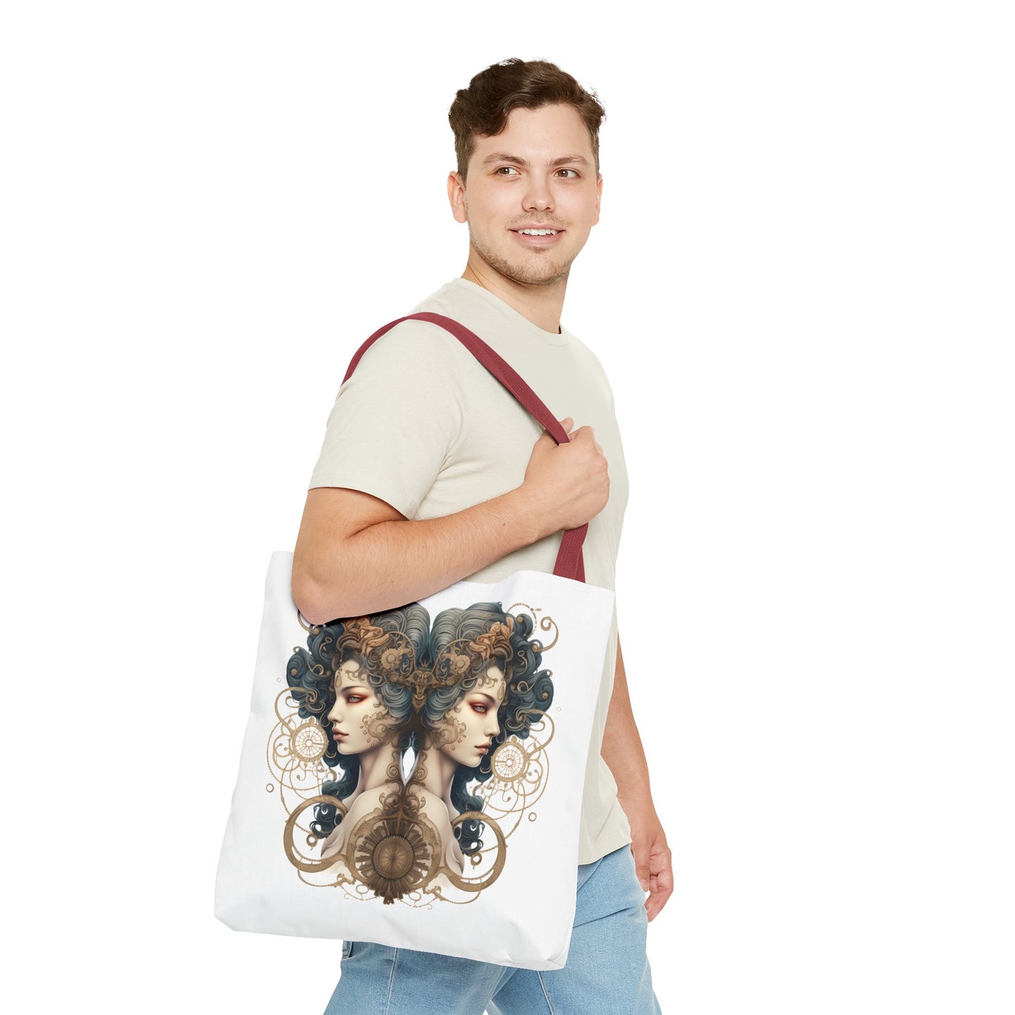 Gemini , Tote Bag (AOP)