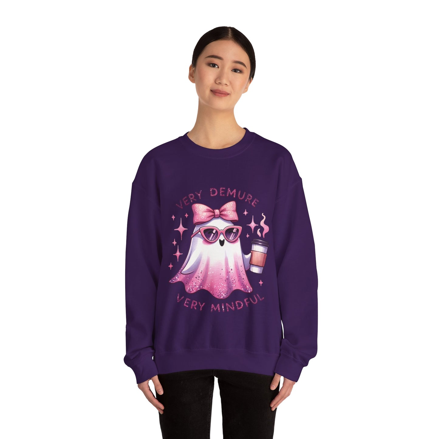 Very demure , ™ Crewneck Sweatshirt ( no sleeve design )