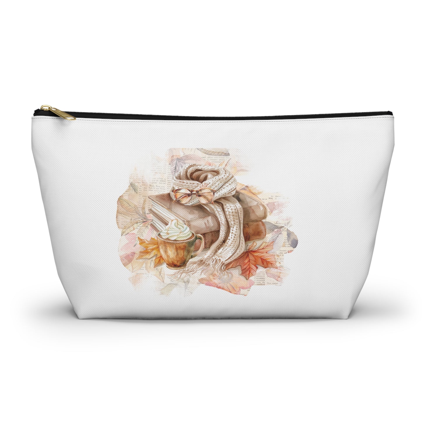 #autumn,  Accessory Pouch w T-bottom