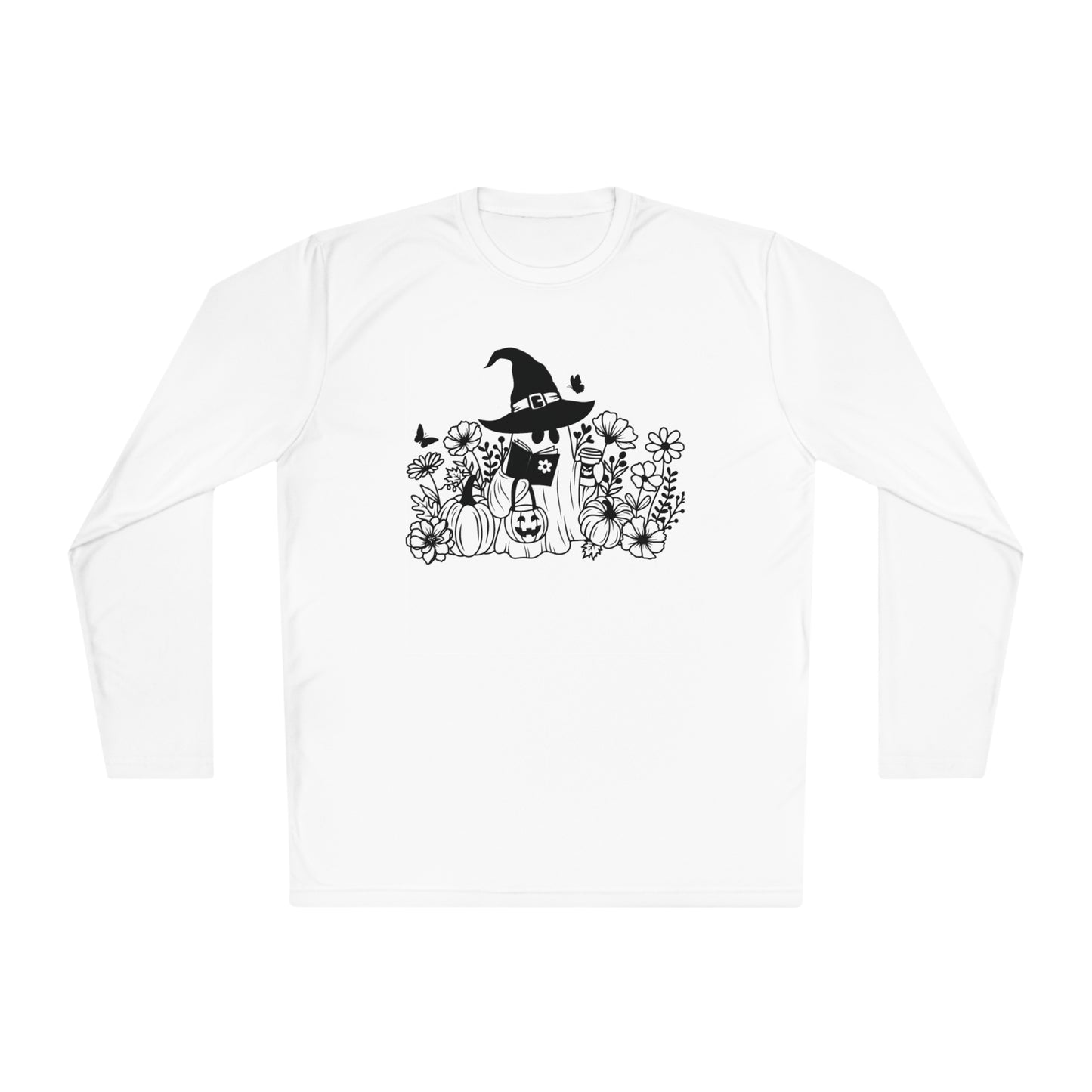 Cozy boo reading,  Unisex Lightweight Long Sleeve Tee