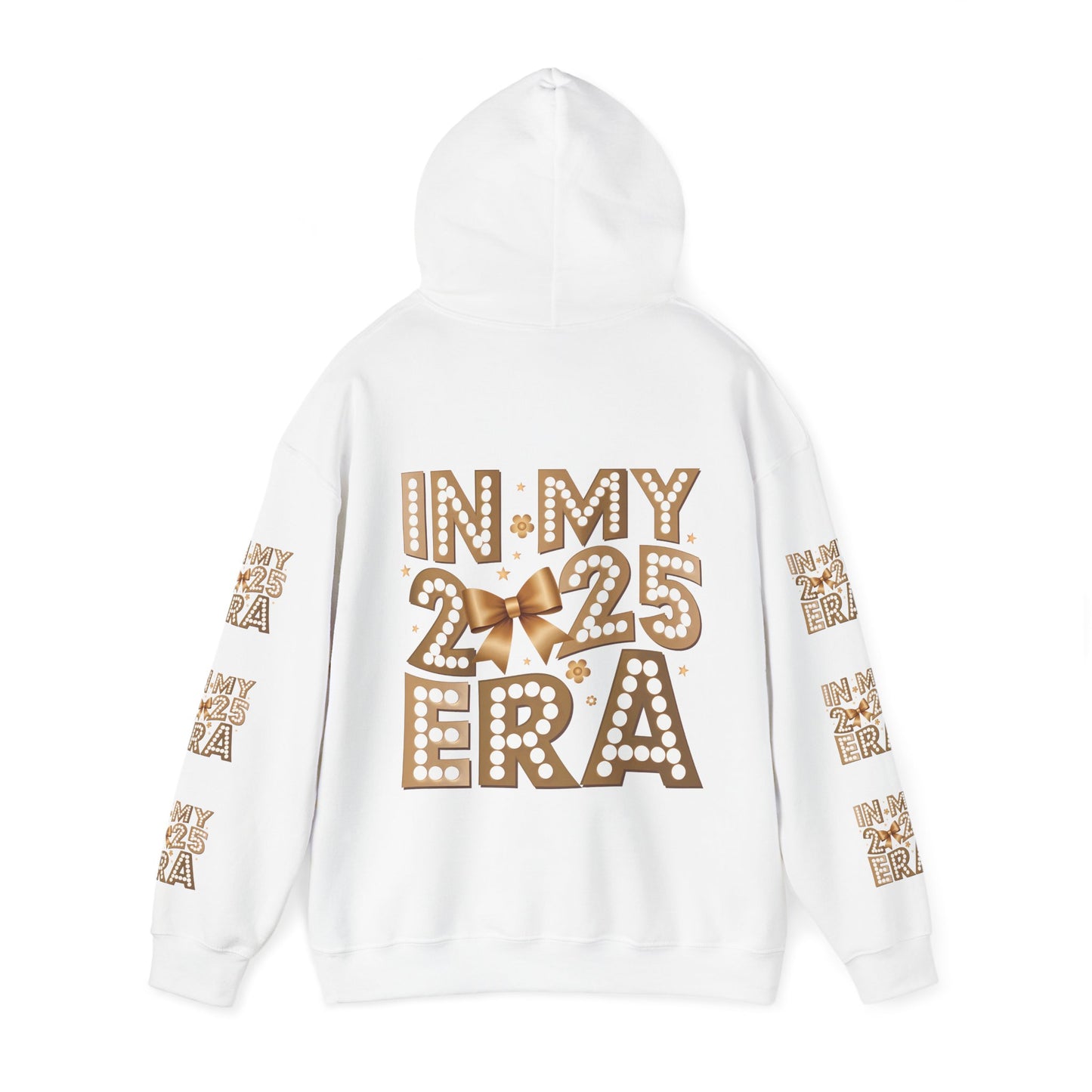 In my 2025 era , Unisex Heavy Blend™ Hooded Sweatshirt (sleeve arm design)