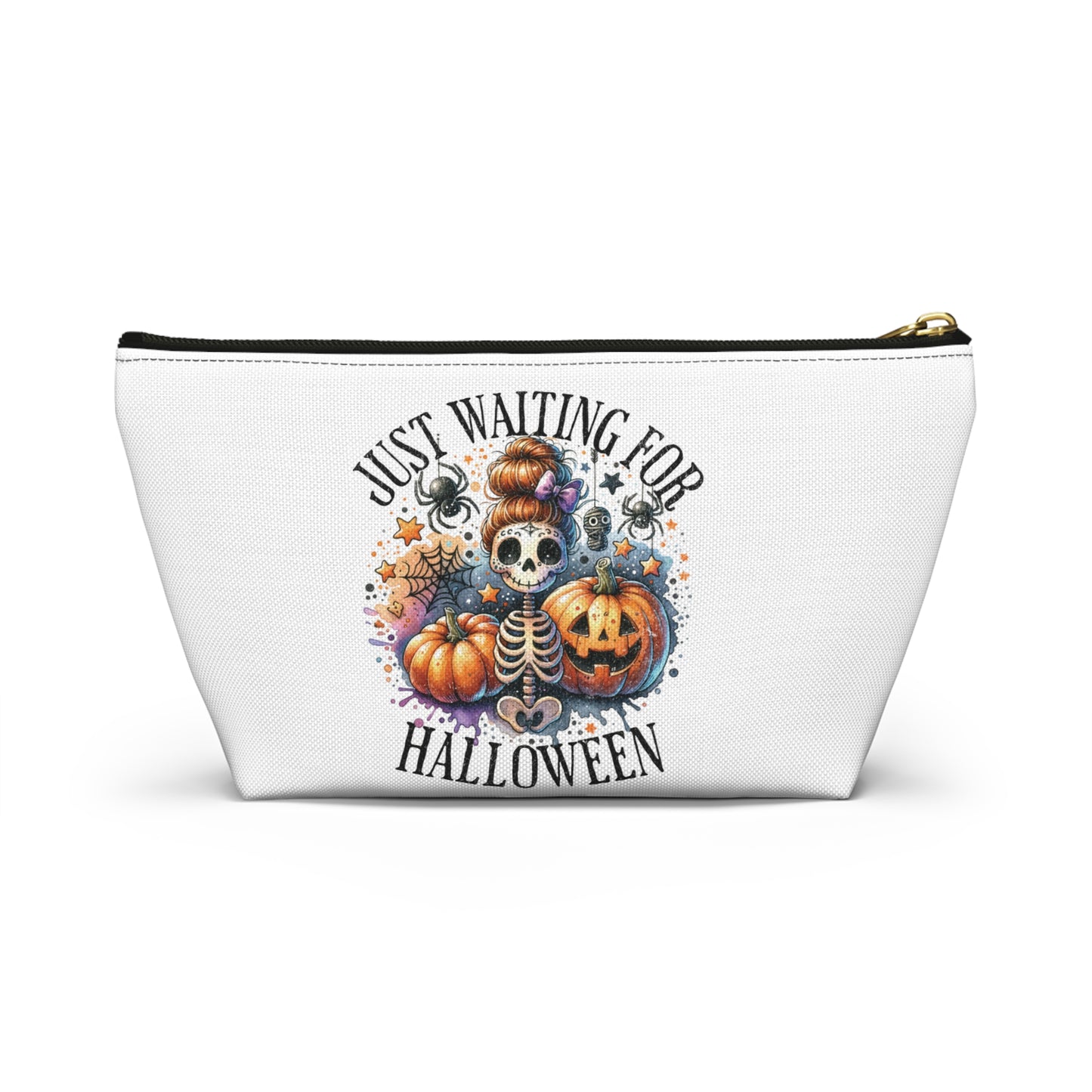 Just waiting for Halloween , Accessory Pouch w T-bottom