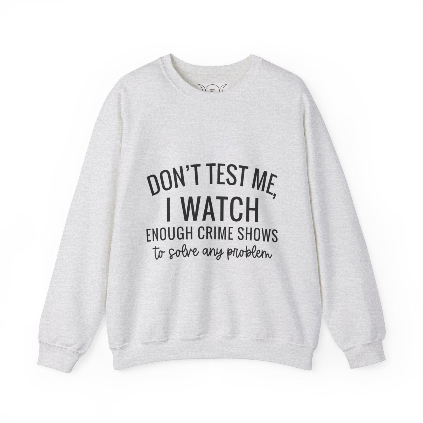 True crime watcher, ™ Crewneck Sweatshirt  ( no side arm design)