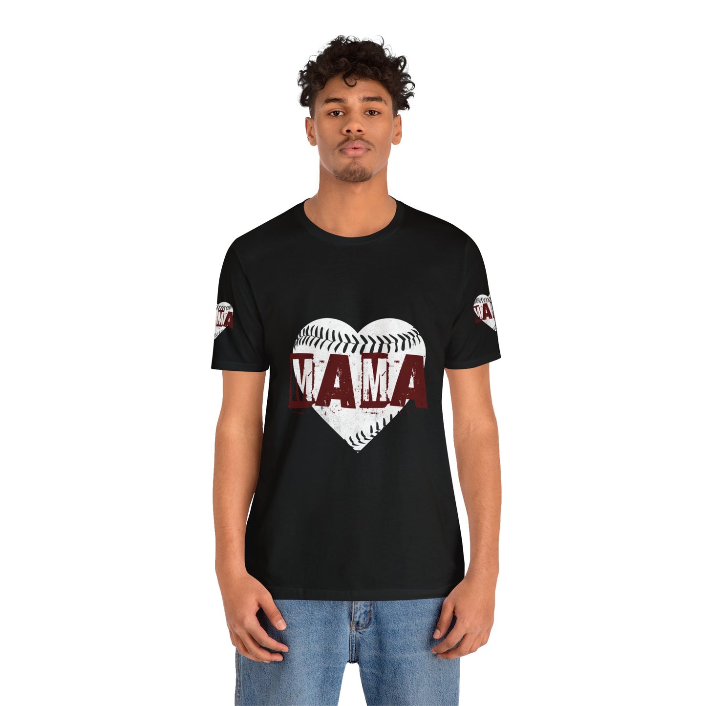 Baseball mama Unisex Jersey Short Sleeve Tee