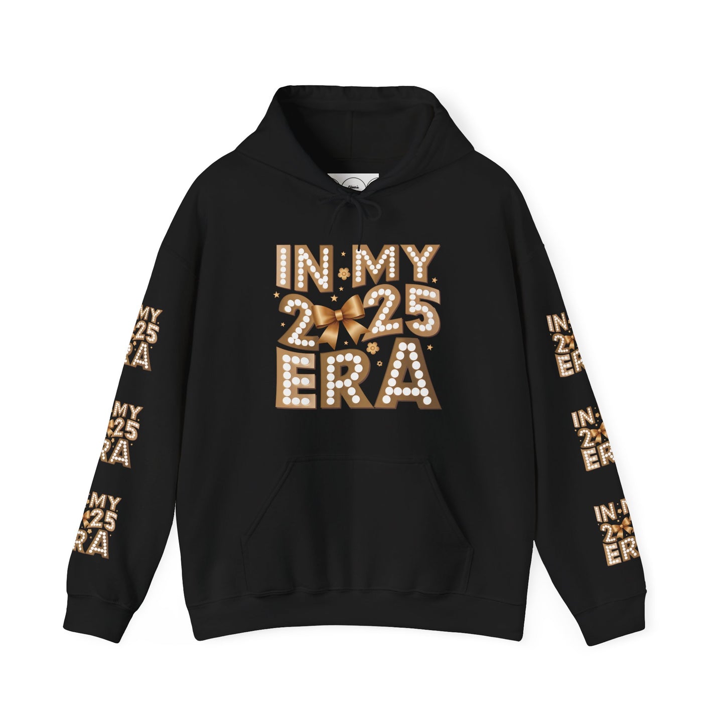 In my 2025 era , Unisex Heavy Blend™ Hooded Sweatshirt (sleeve arm design)