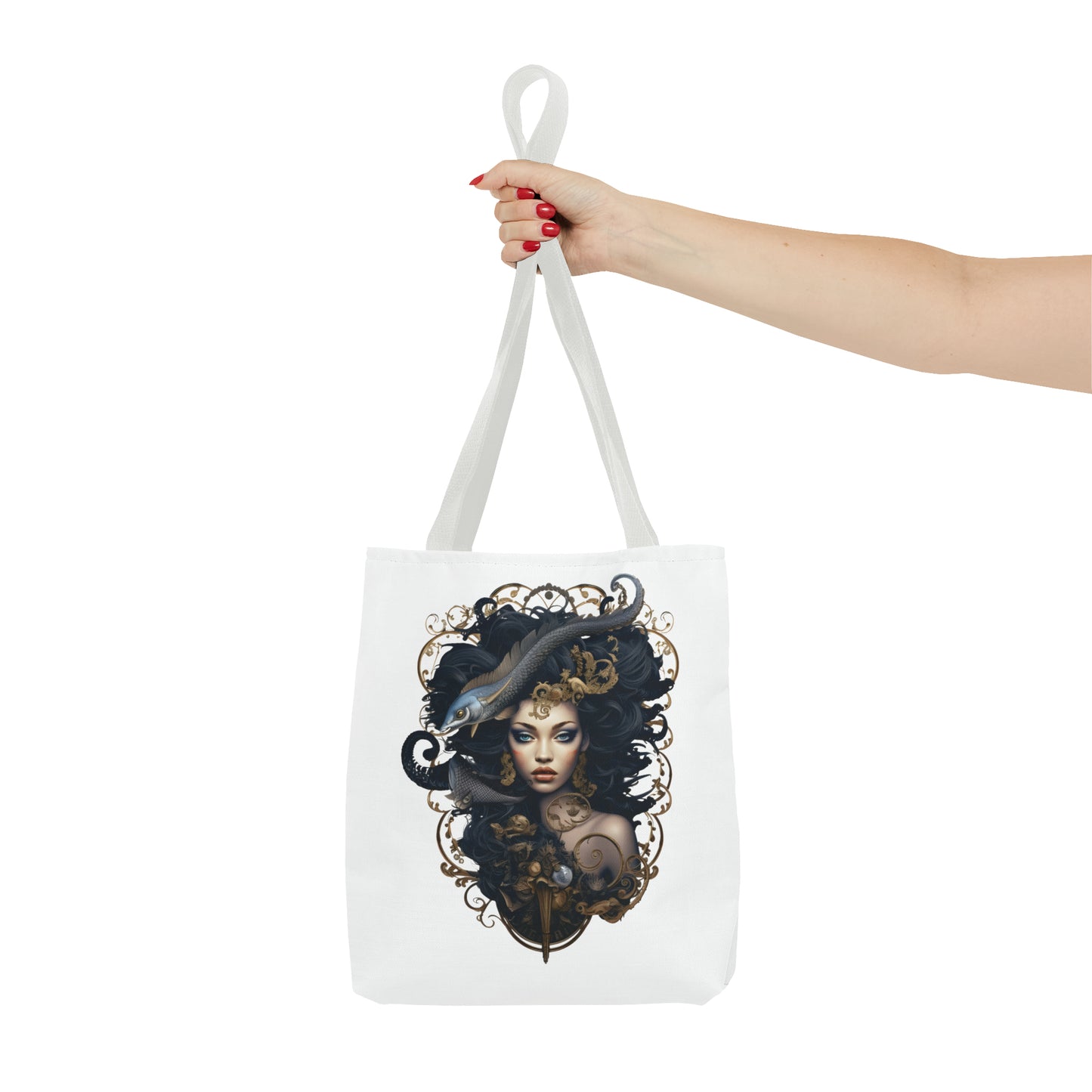 Pisces, Tote Bag (AOP)