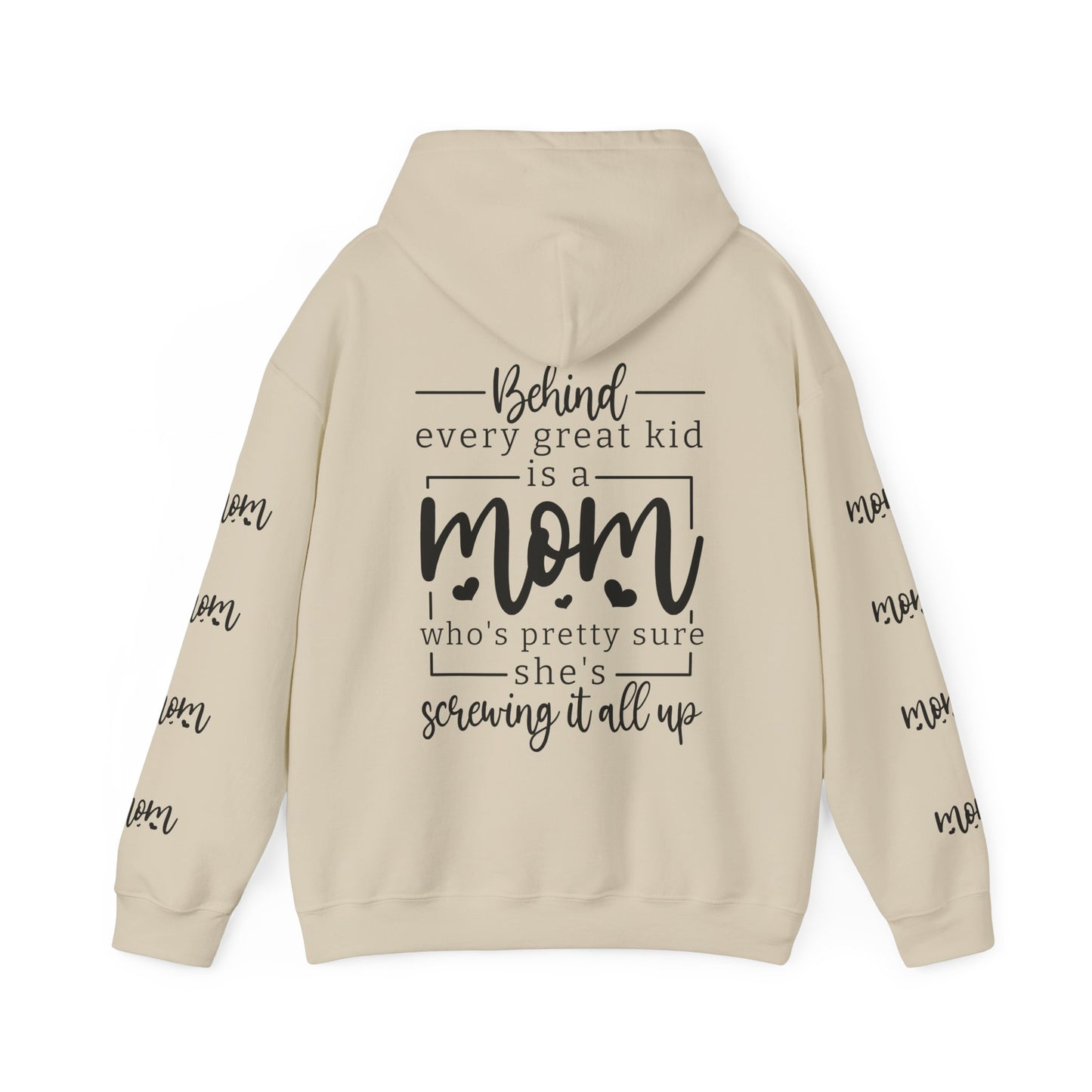 Mother’s love,  Unisex Heavy Blend™ Hooded Sweatshirt (no side arm design)