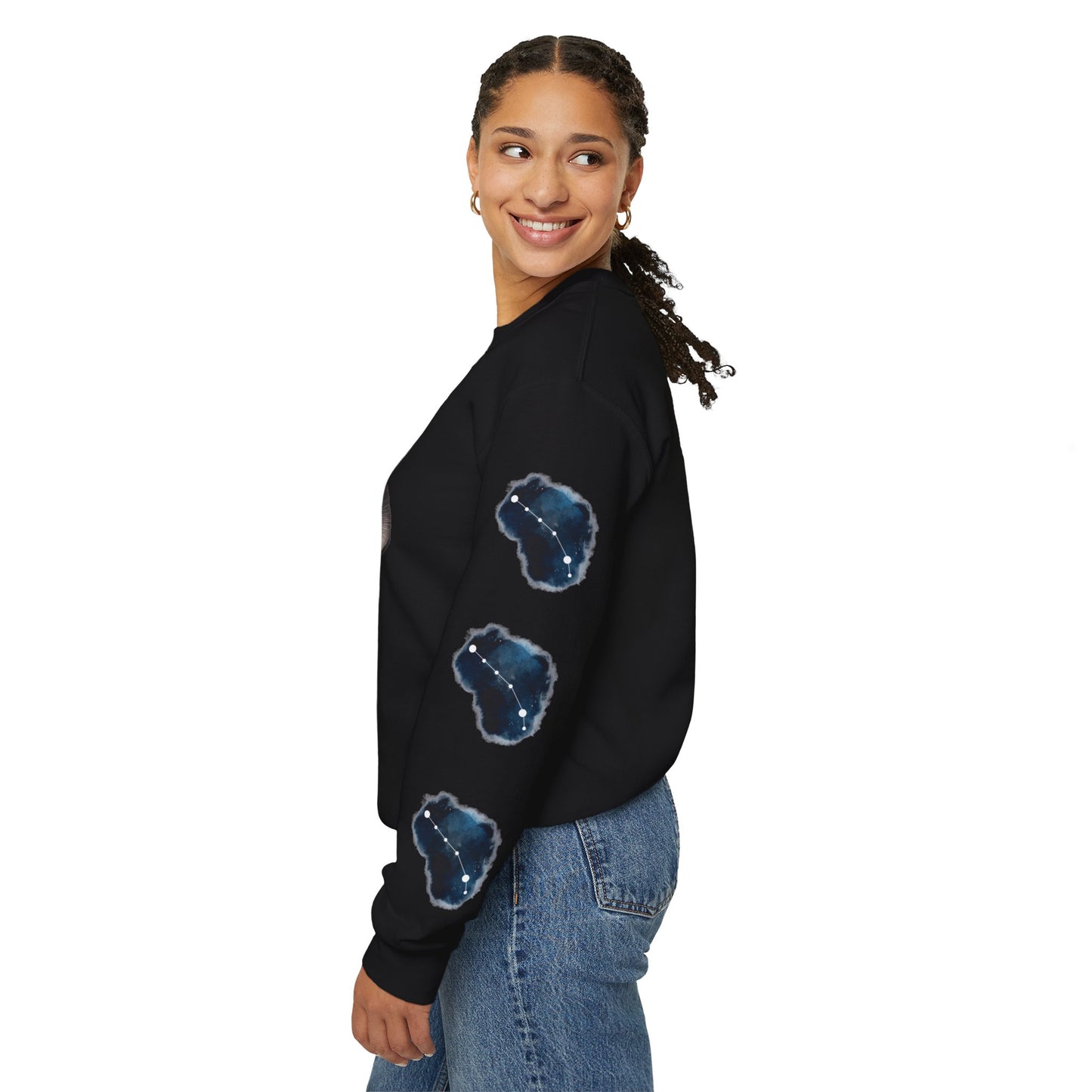 Aries , ™ Crewneck Sweatshirt (side arm design)