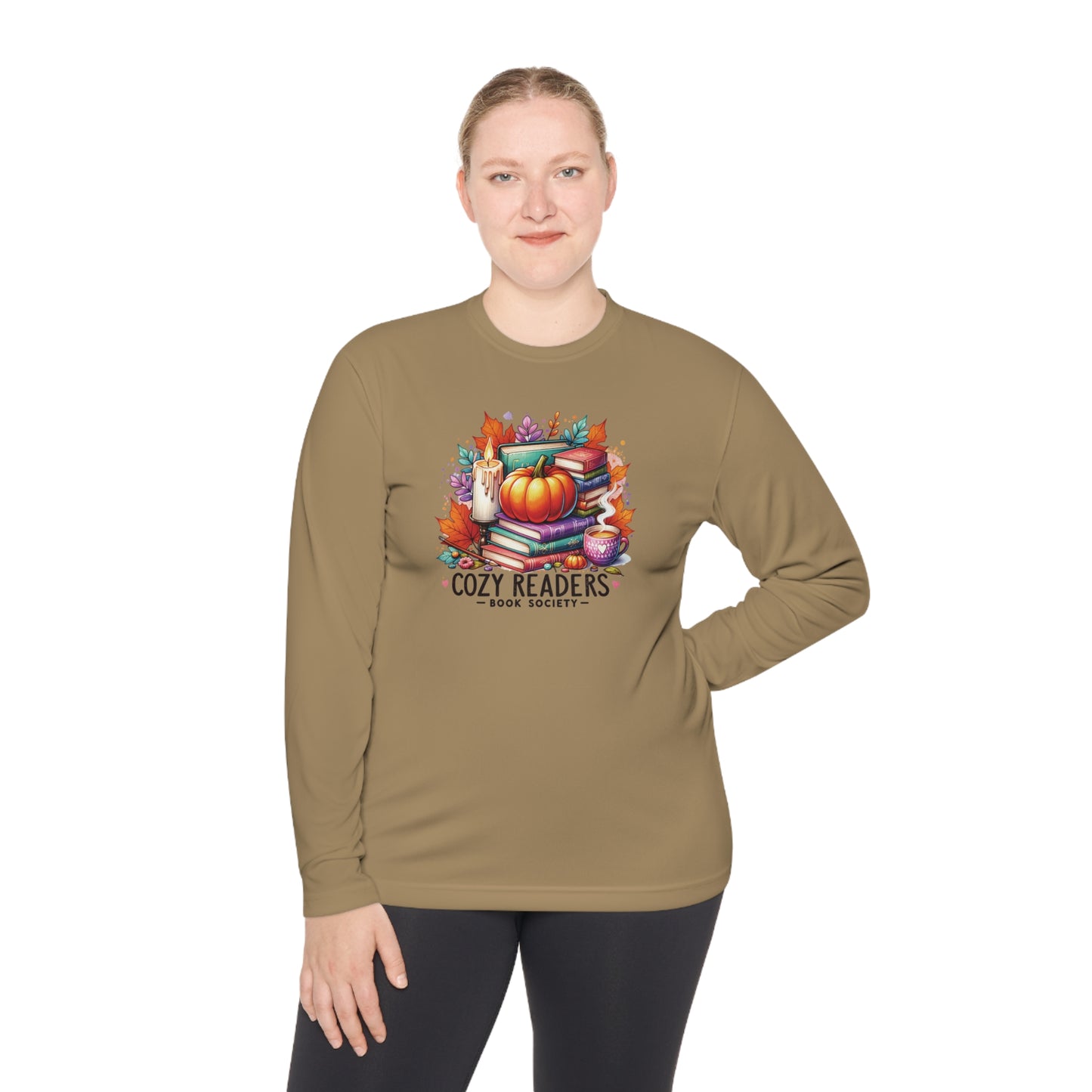 Cozy readers book society, Unisex Lightweight Long Sleeve Tee