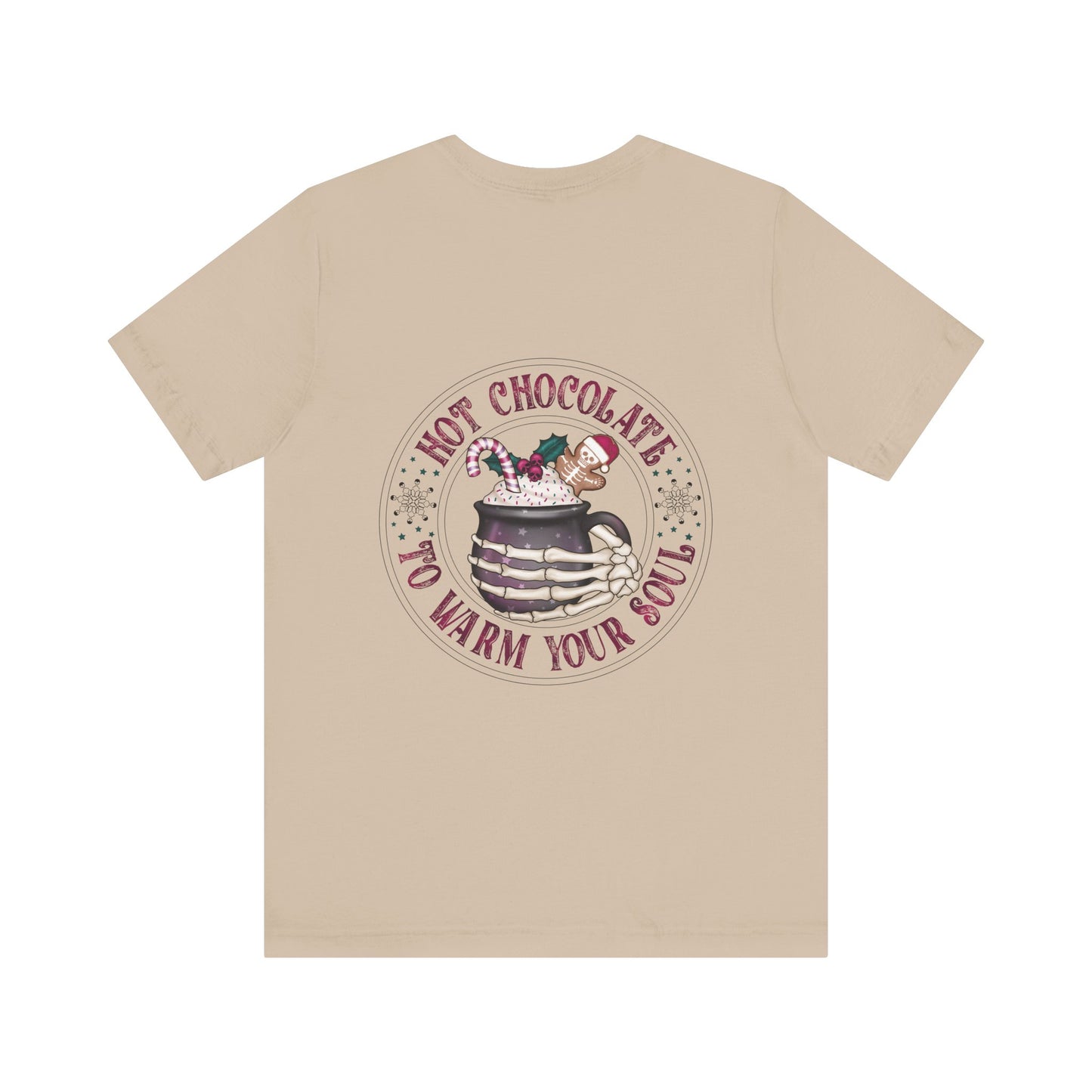 Hot chocolate , Unisex Jersey Short Sleeve Tee ( no sleeve design)