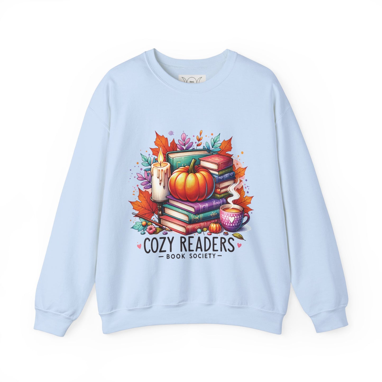 Cozy reader book society, ™ Crewneck Sweatshirt ( no sleeve design )