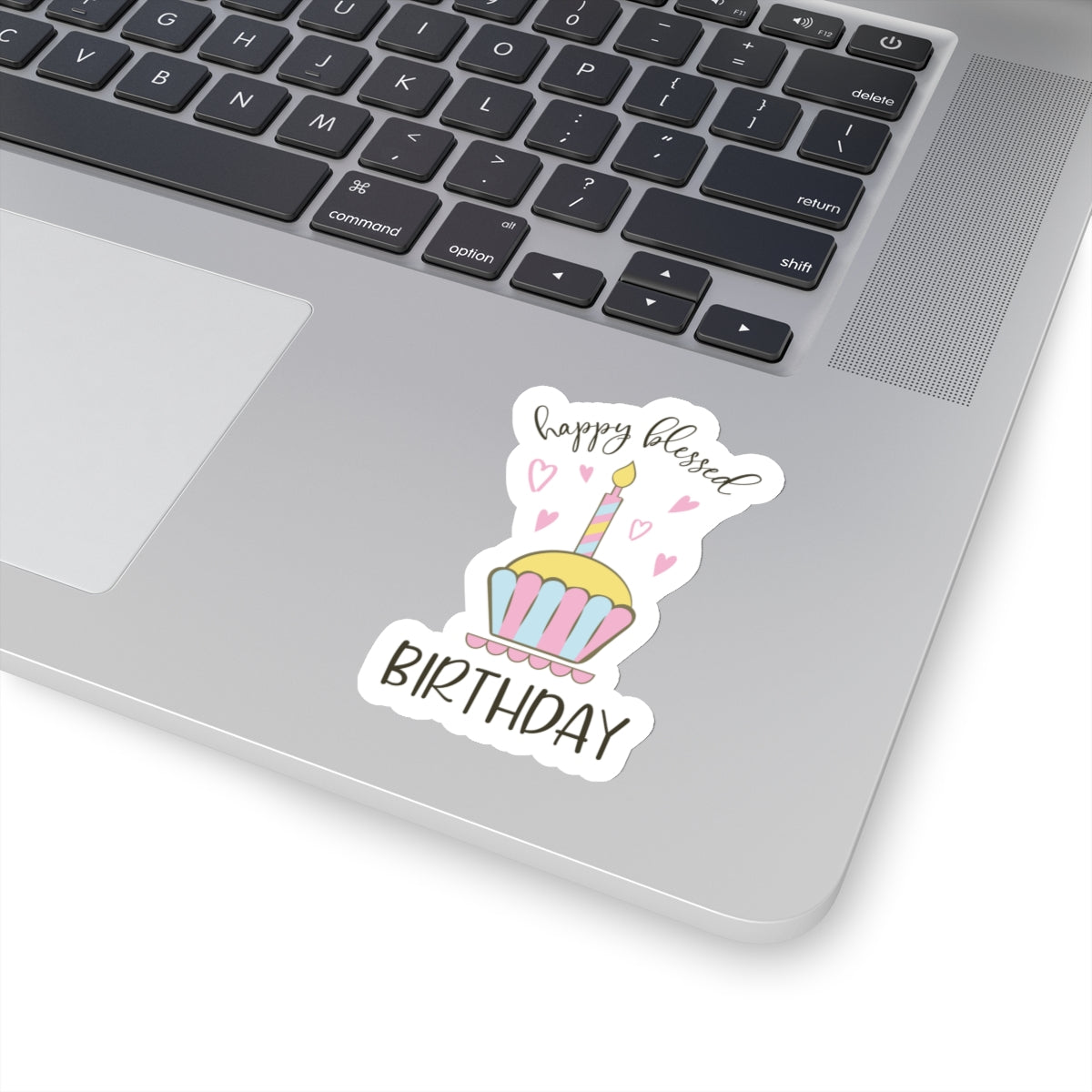 Happy blessed birthday, Kiss-Cut Stickers