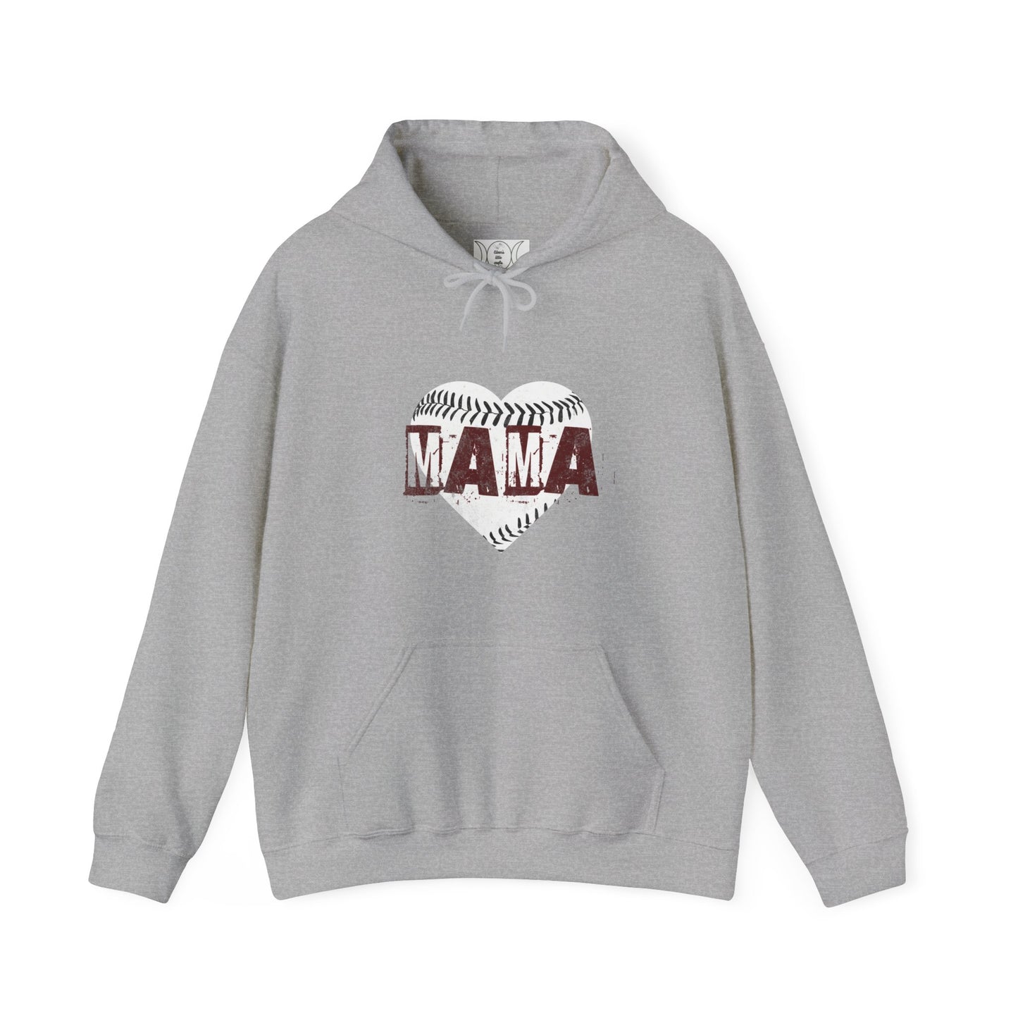 Baseball mama,  Unisex Heavy Blend™ Hooded Sweatshirt (no side arm design)