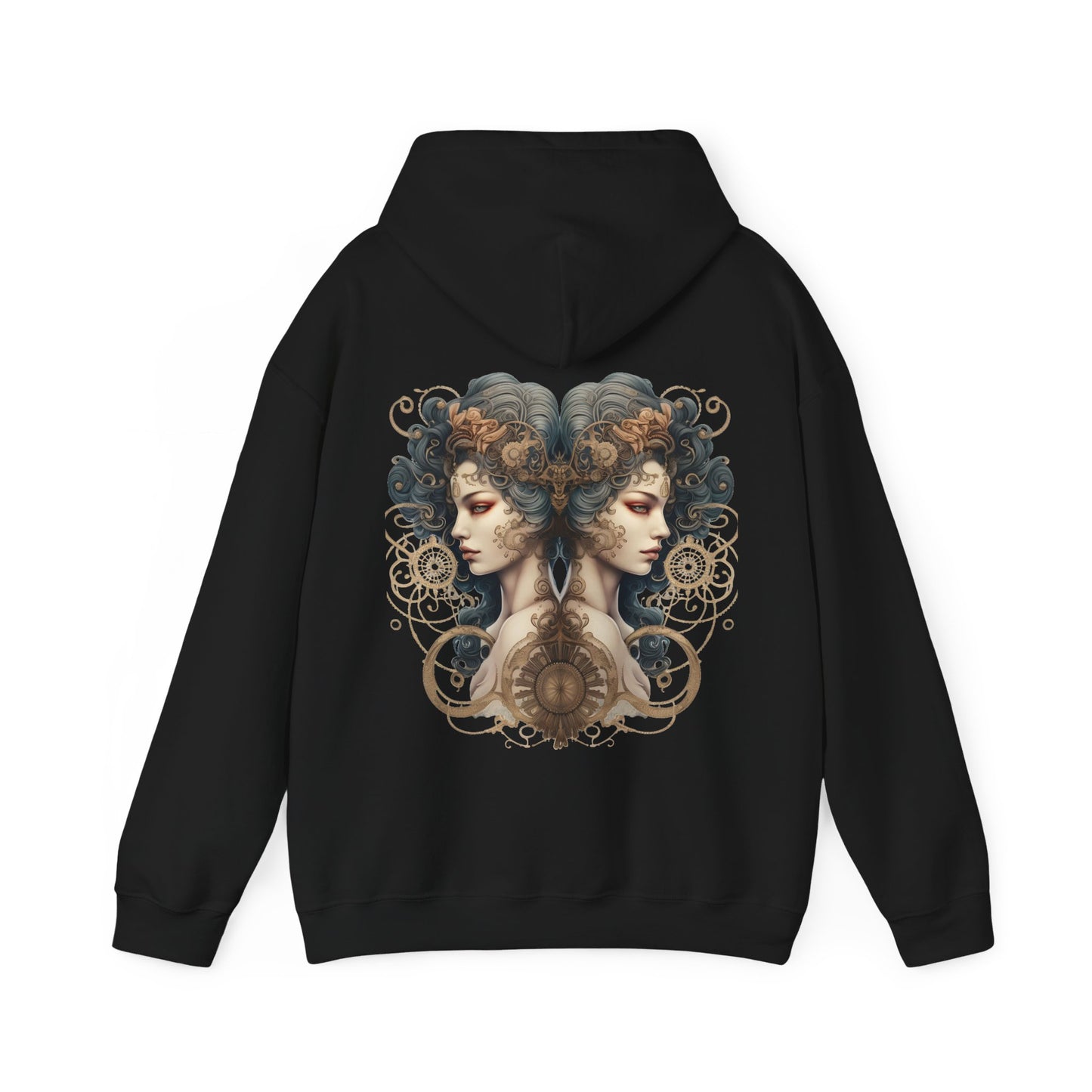 Gemini ,  Unisex Heavy Blend™ Hooded Sweatshirt (no side arm design)