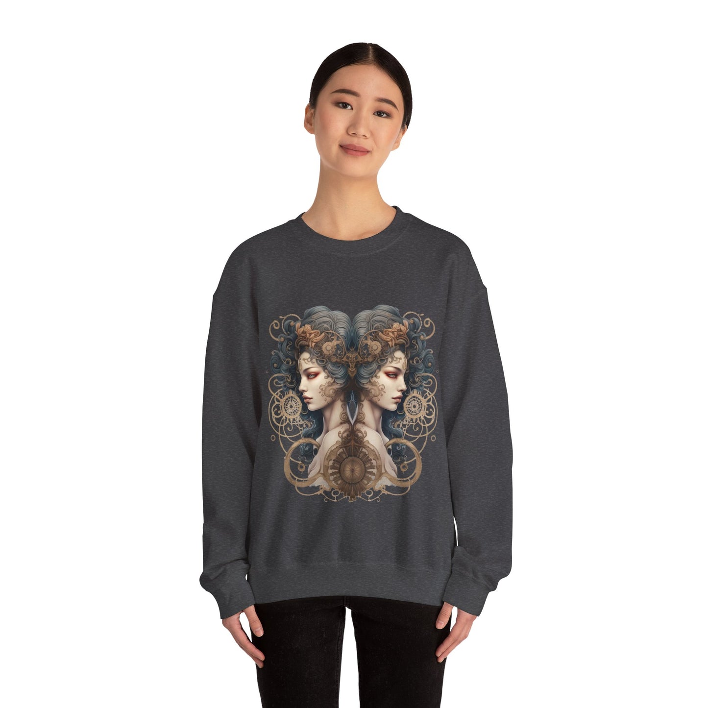 Gemini, ™ Crewneck Sweatshirt (no side arm design)