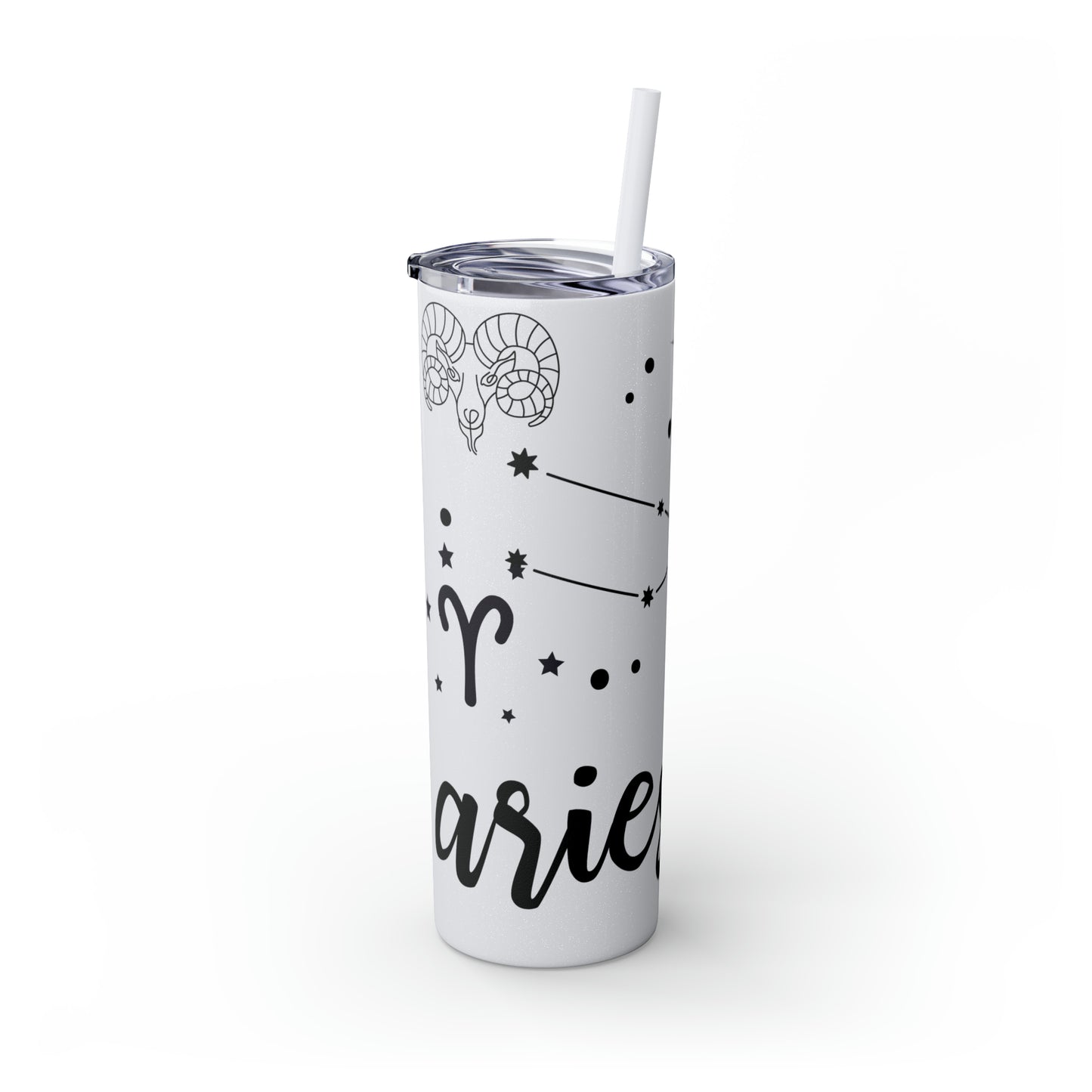 Aries, Skinny Tumbler with Straw, 20oz