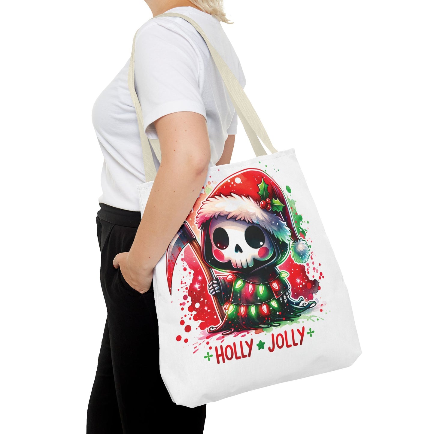 Holly jolly, Tote Bag (AOP)